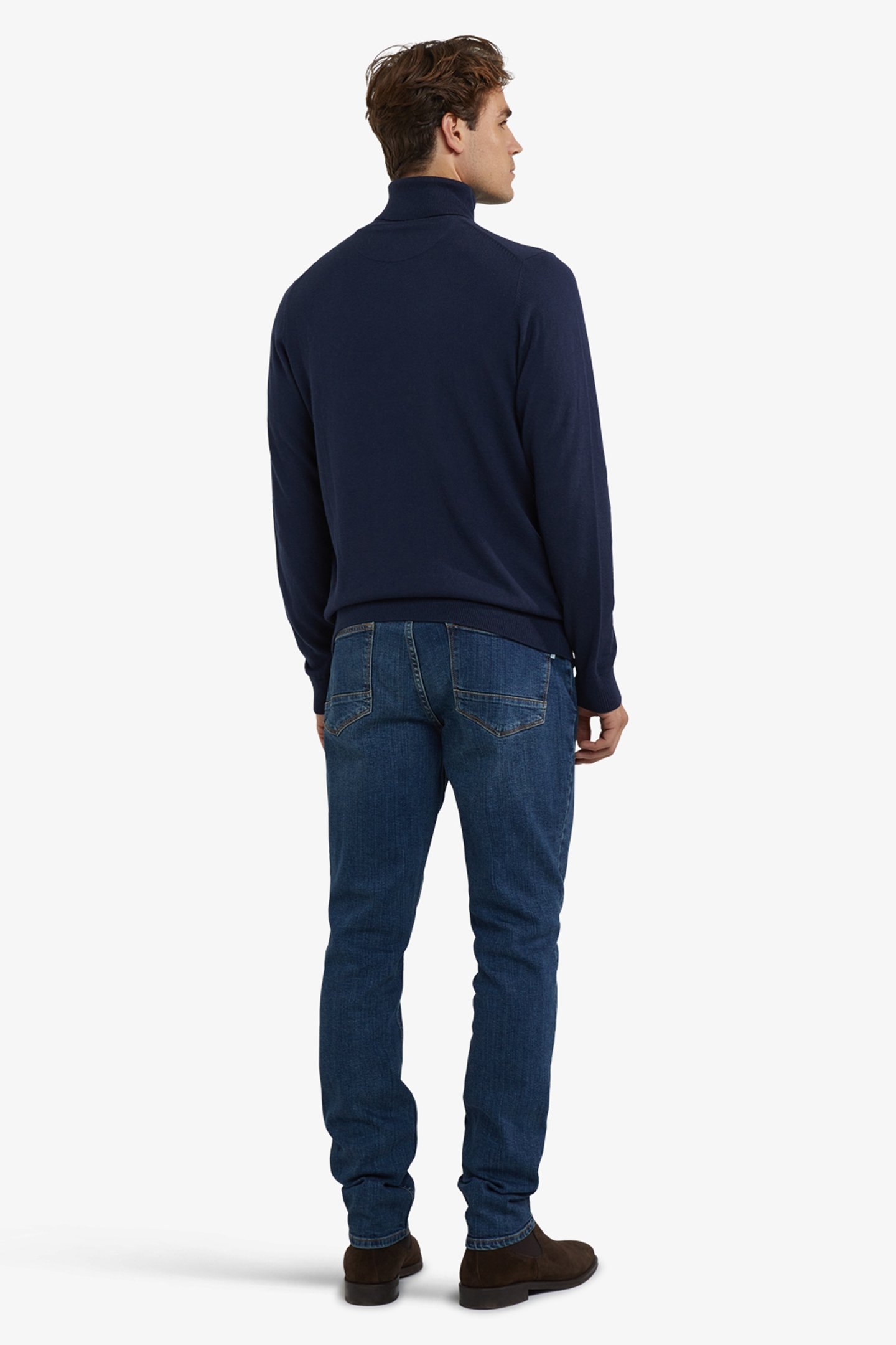 ROLL NECK SWEATER NAVY 3