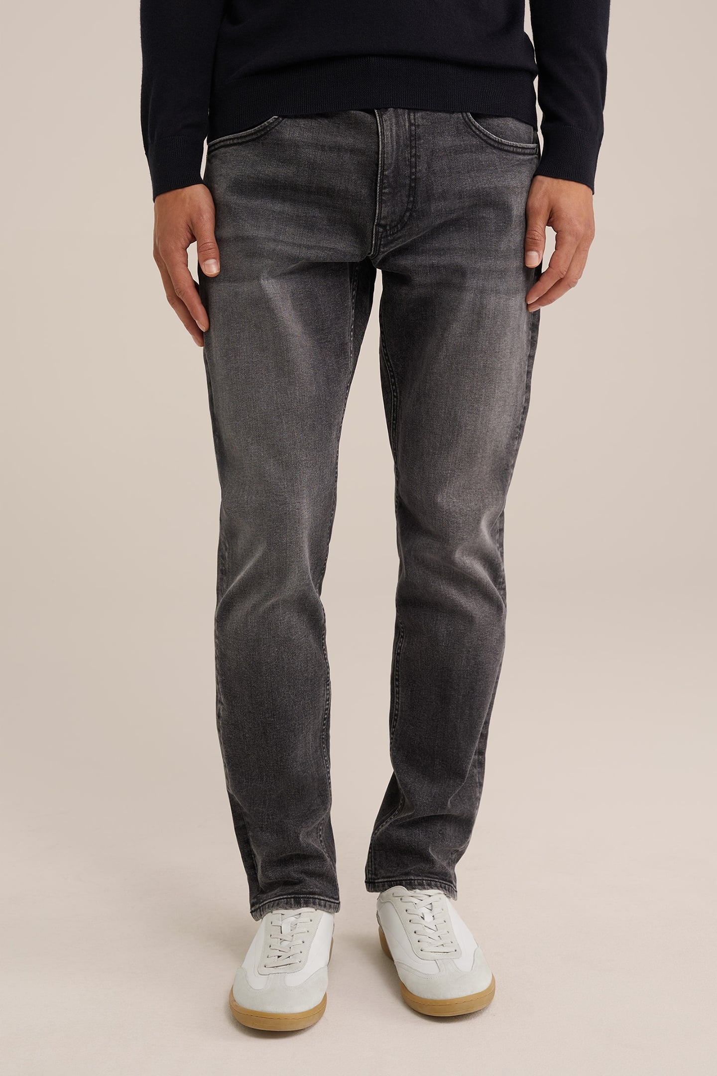 5-POCKET MID WAIST GREY 1