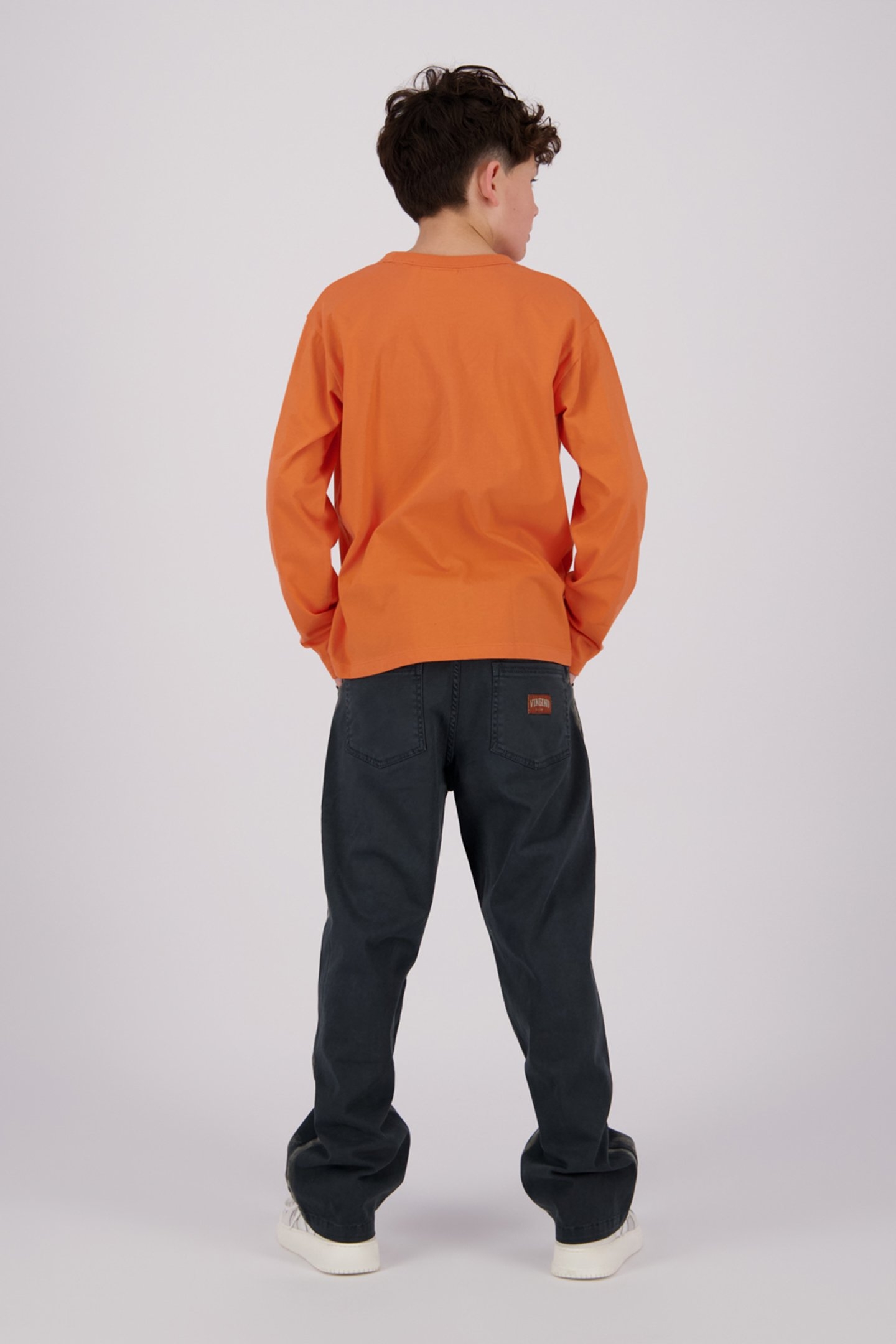 BOYS JEAN T-SHIRT DUSTED ORANGE 2