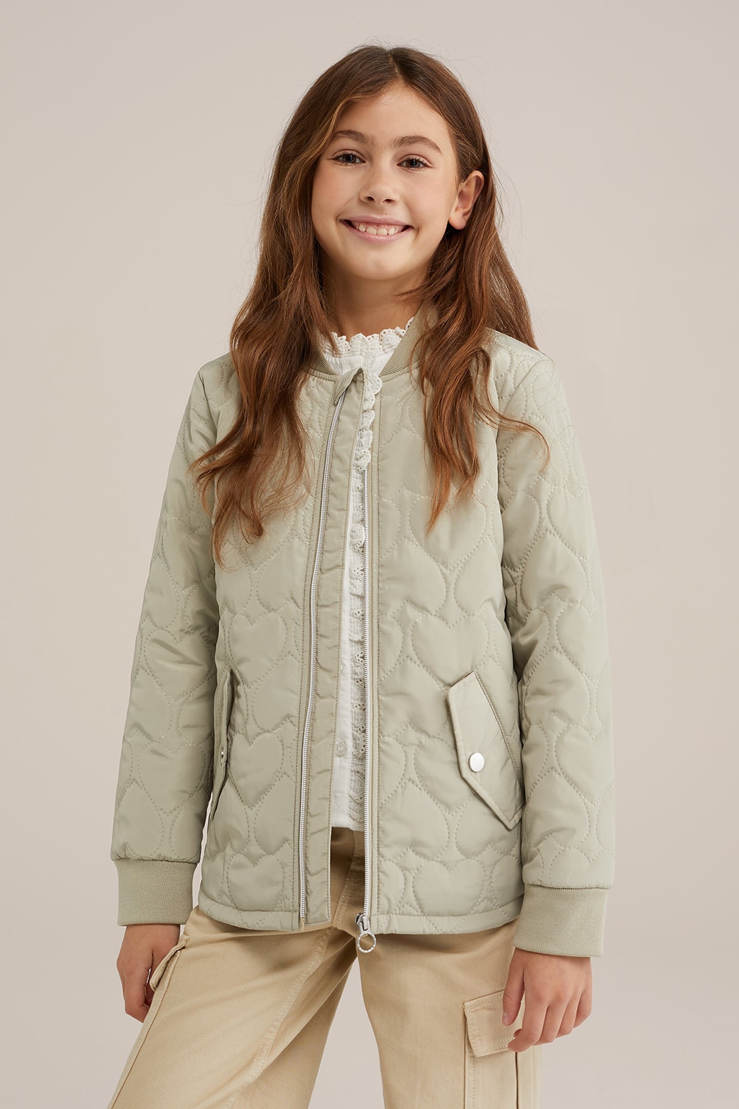 JACKET MIDLONG OLIVE GREEN 1