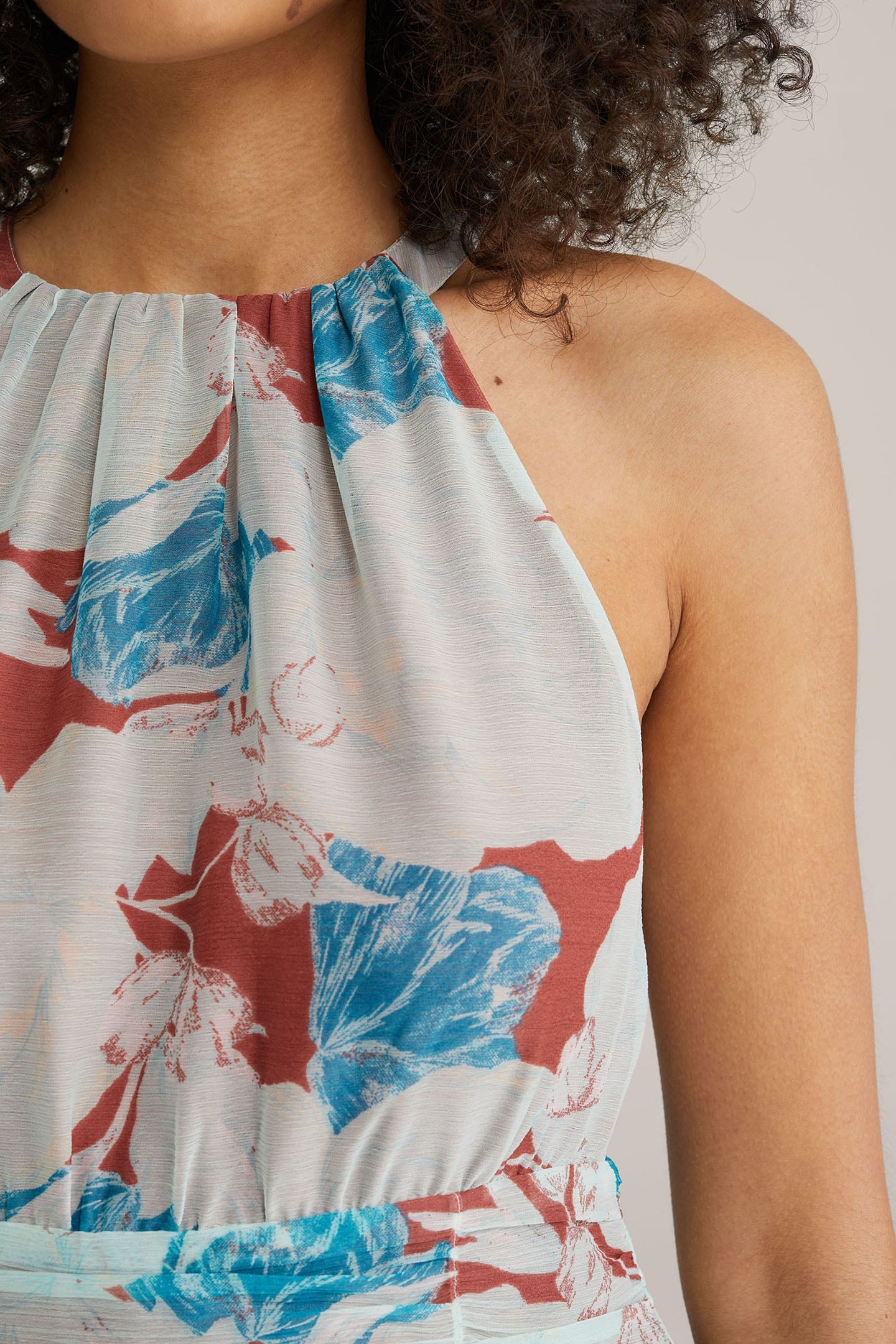 DRESS MAXI LENGTH LIGHT BLUE 5