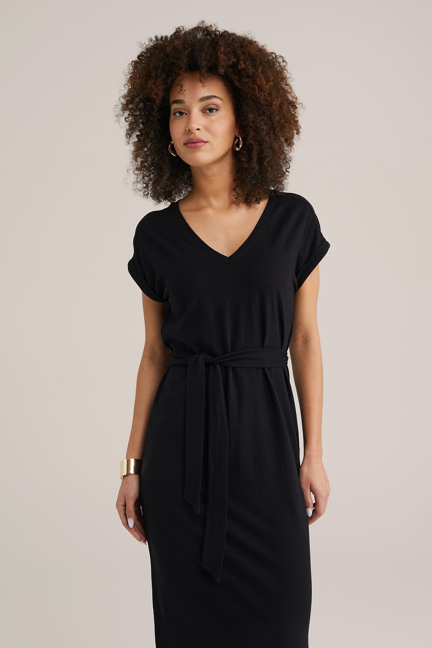 DRESS MAXI LENGTH BLACK 5