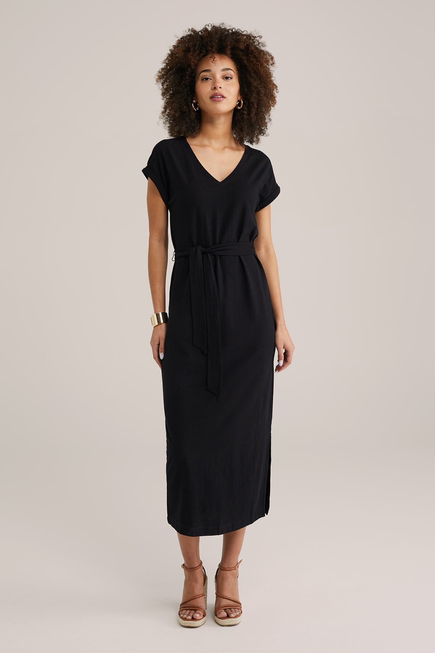 DRESS MAXI LENGTH BLACK 1
