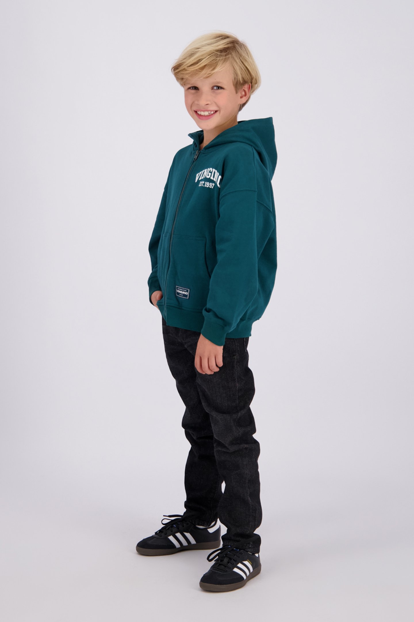 BOYS PIERRE JEANS BLACK DENIM 6