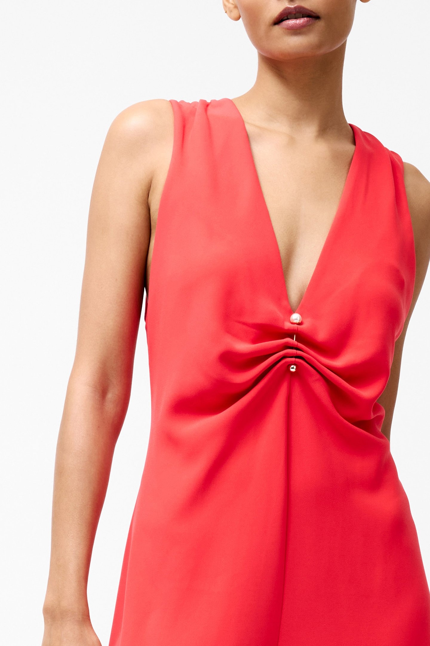 ARLETTE WIDE LEG JUMPSUIT POPPY RED 4