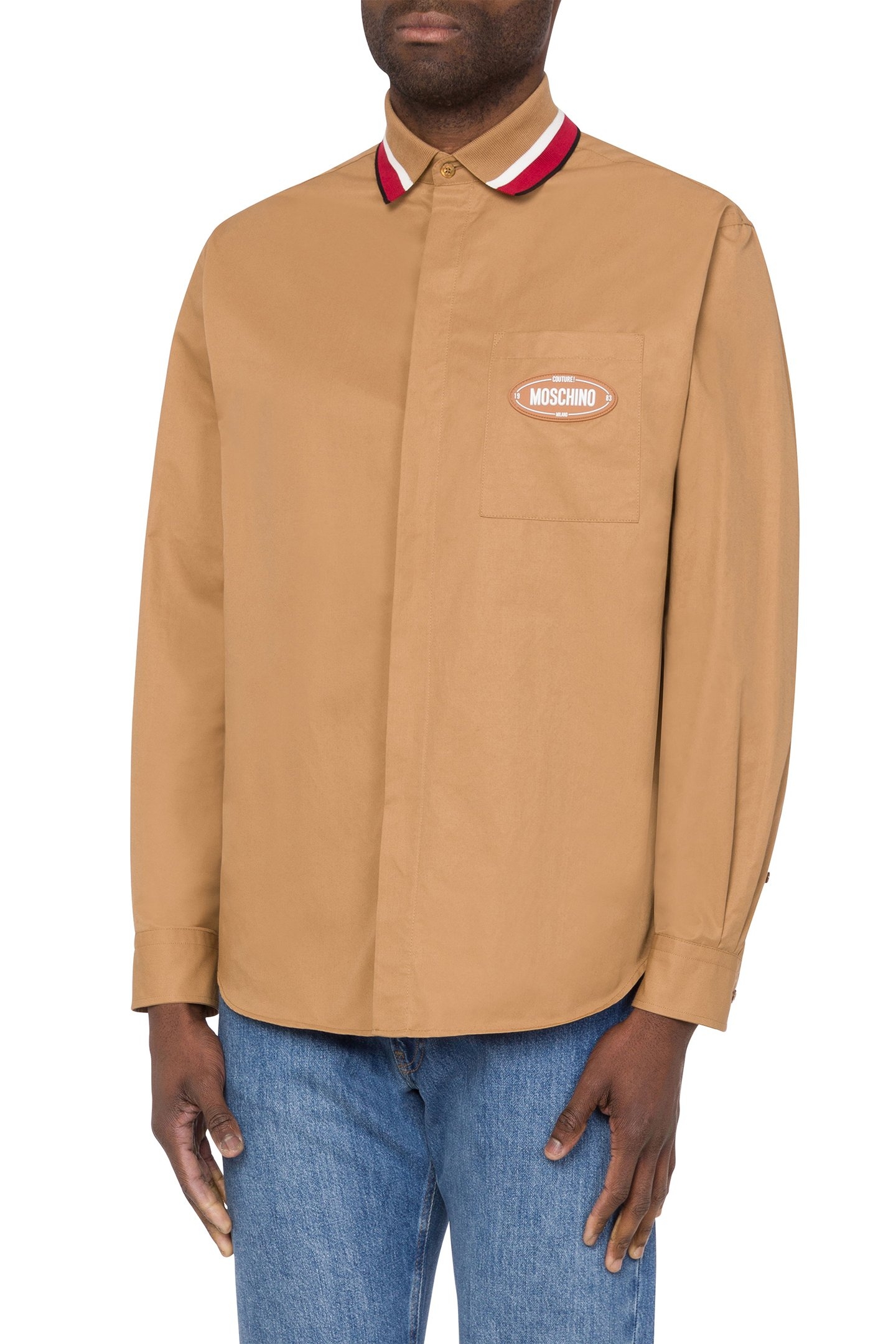 COTTON BROWN SHIRT BROWN 1