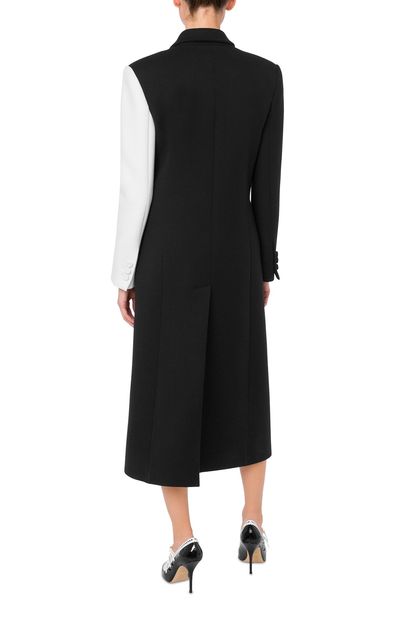 BALCK AND WHITE COAT BLACK 2