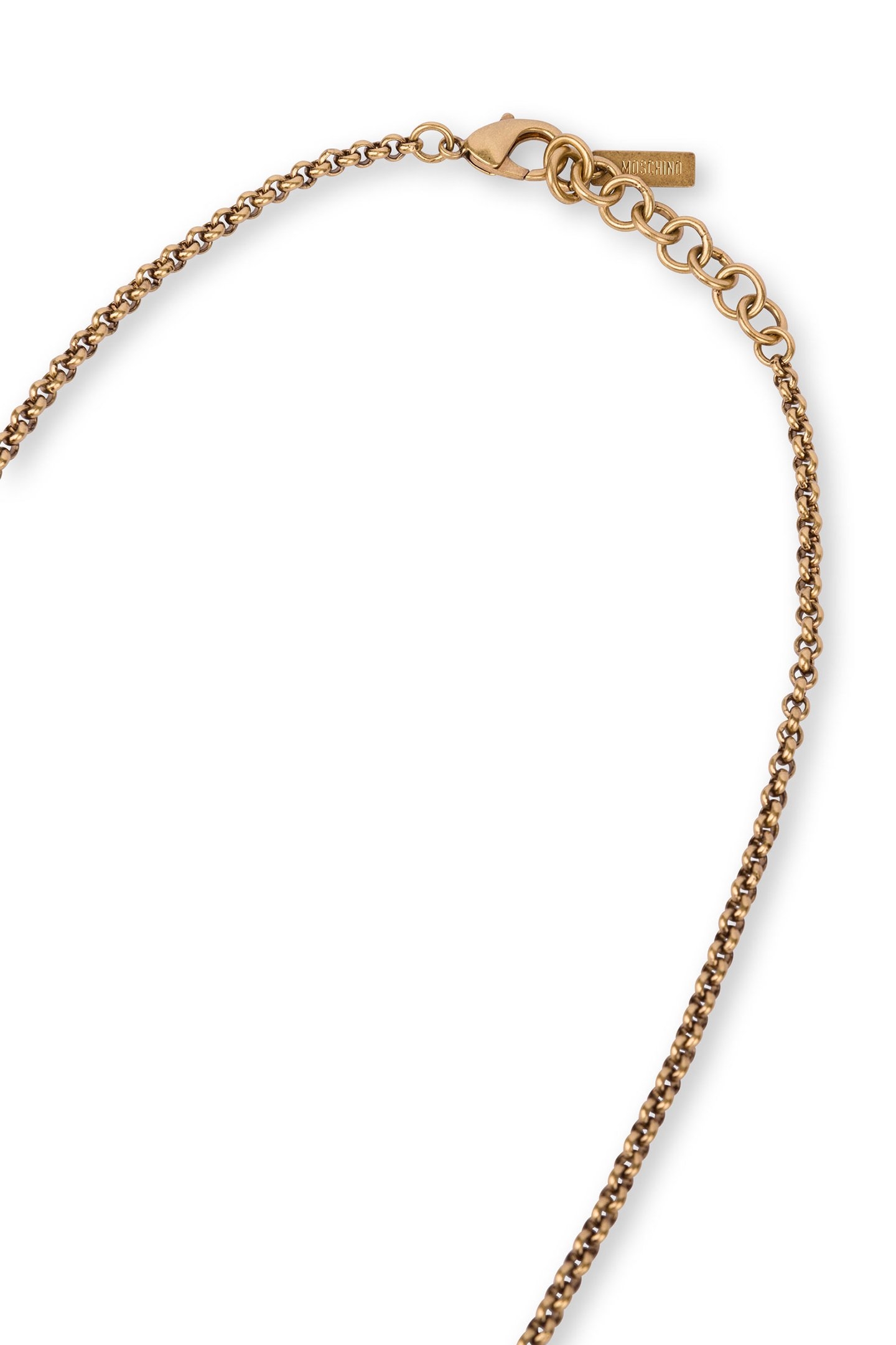 BOW TIE PENDANT NECKLACE GOLD 3