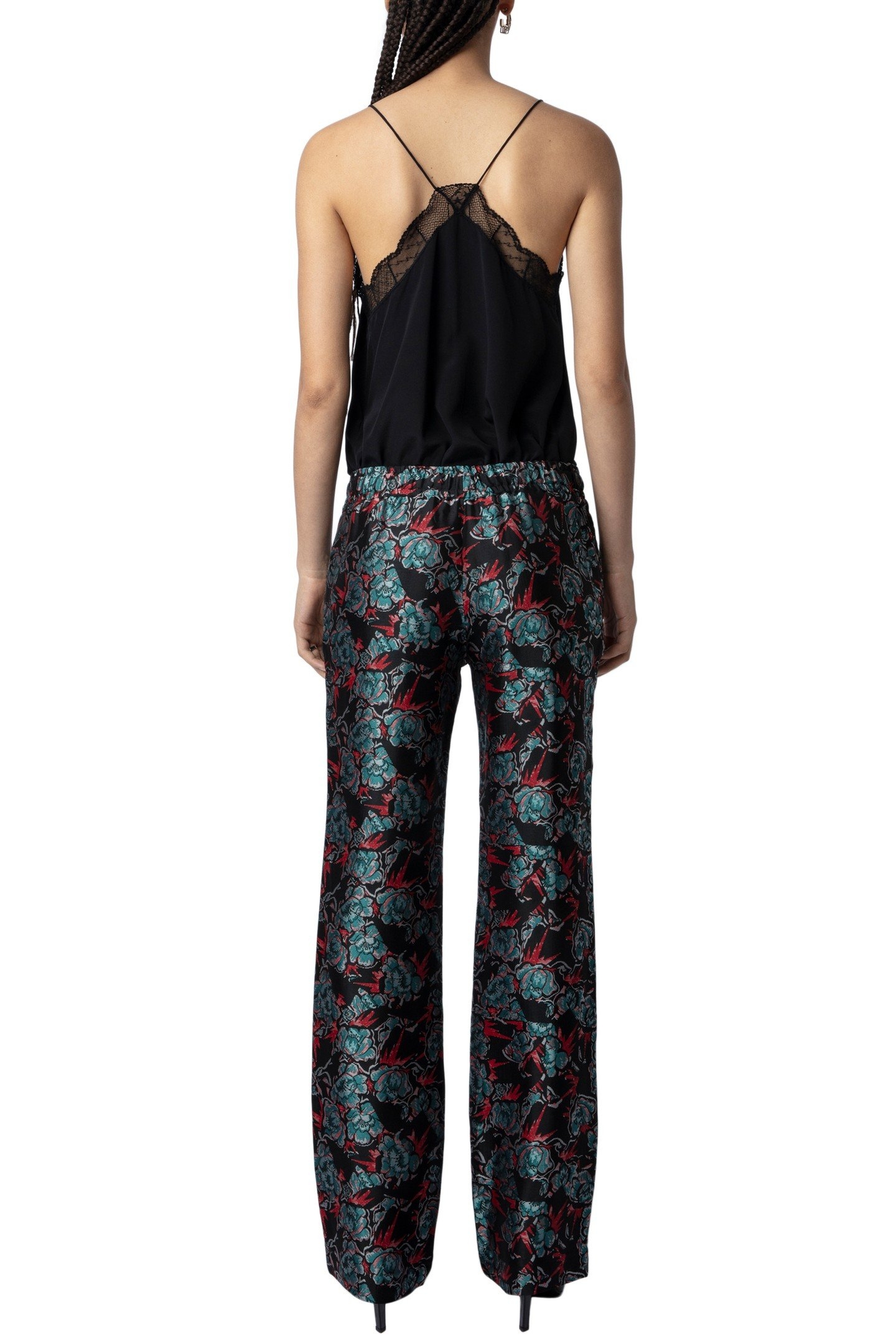 POMY JACQUARD THUNDER PANTS NOIR 7