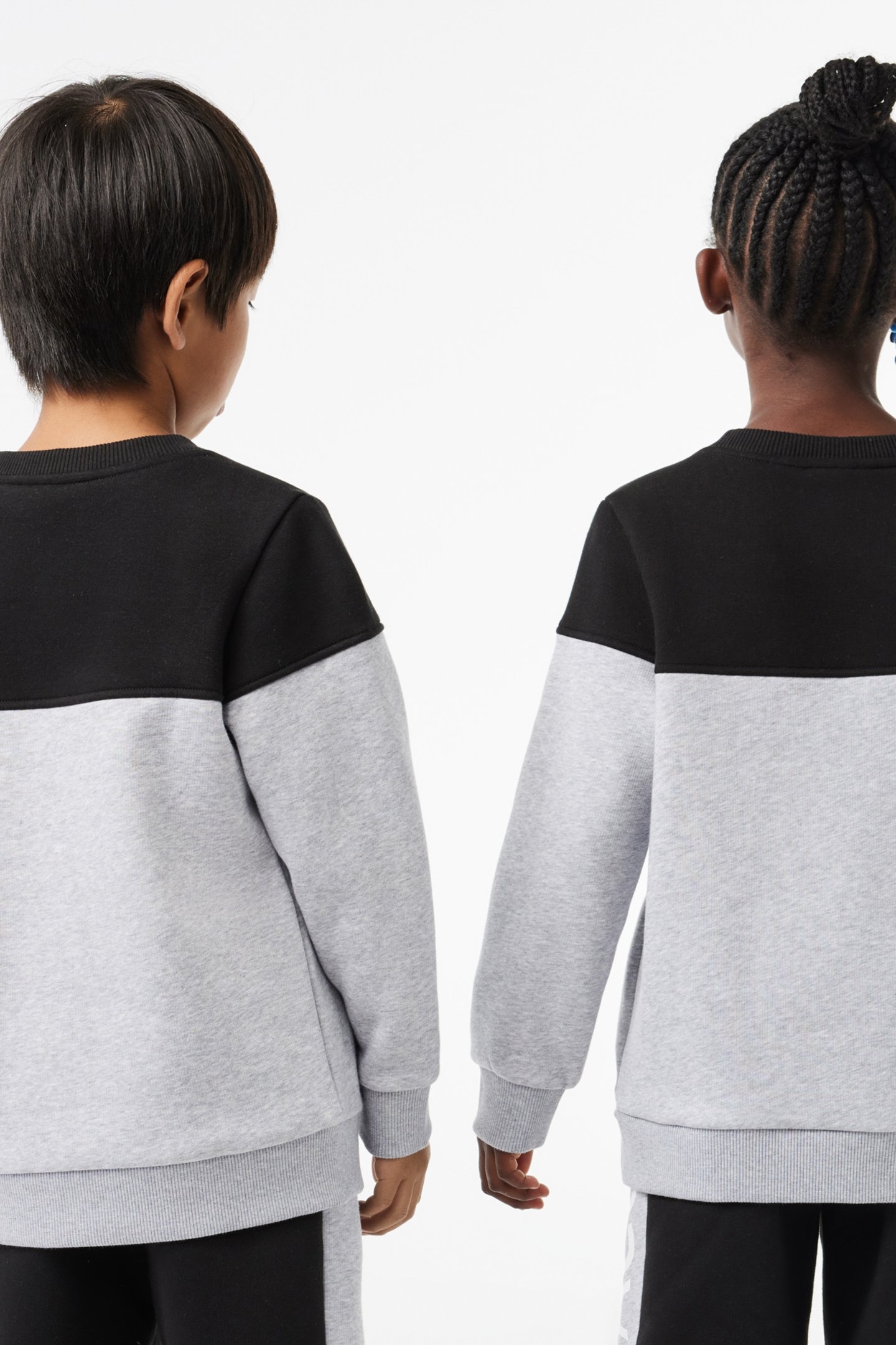 CHILDREN SWEATSHIRT BLACK/SILVER CHINE 2