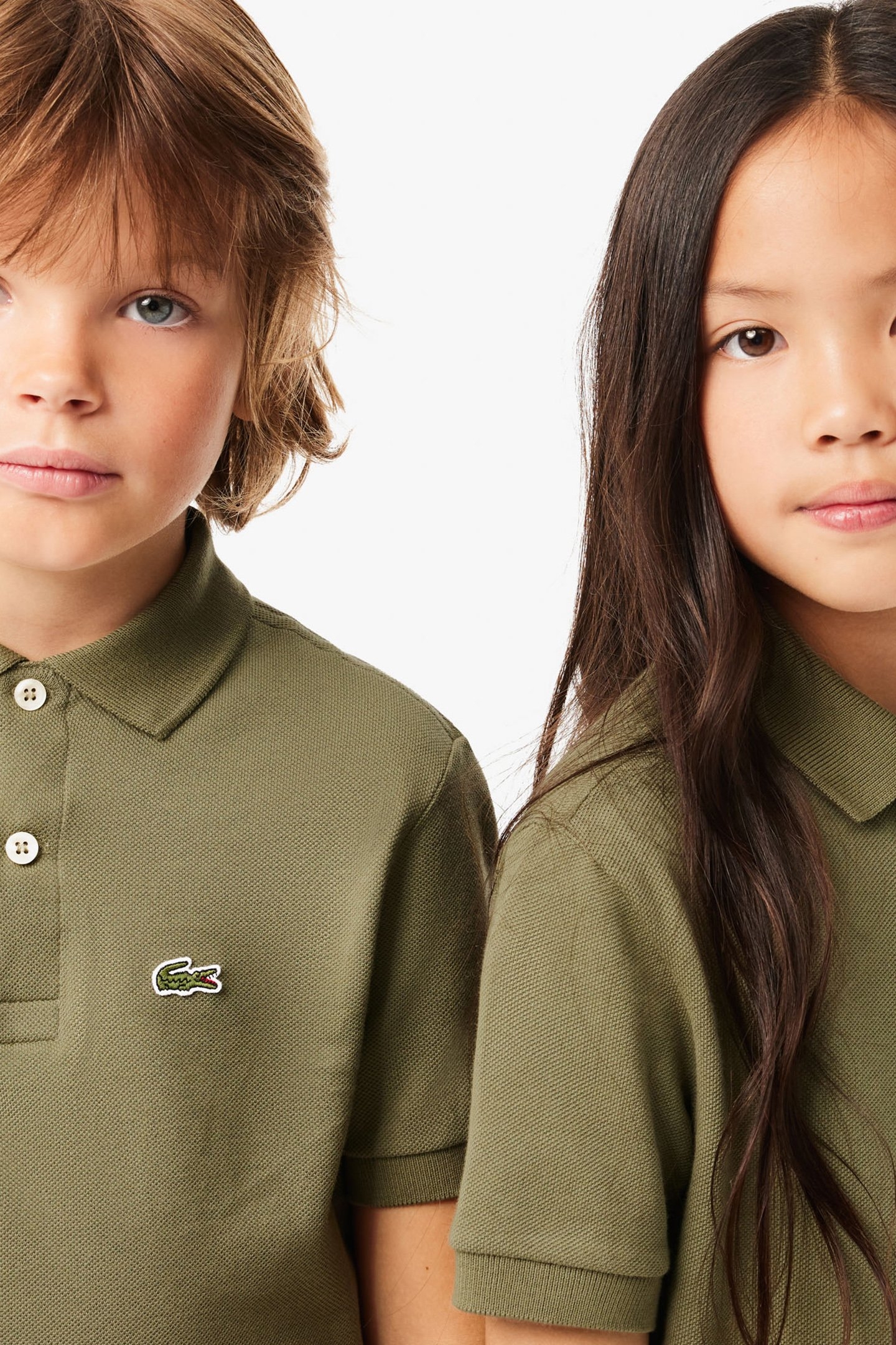 CHILDREN SHORTSLEEVE BEST POLO KHAKI 4