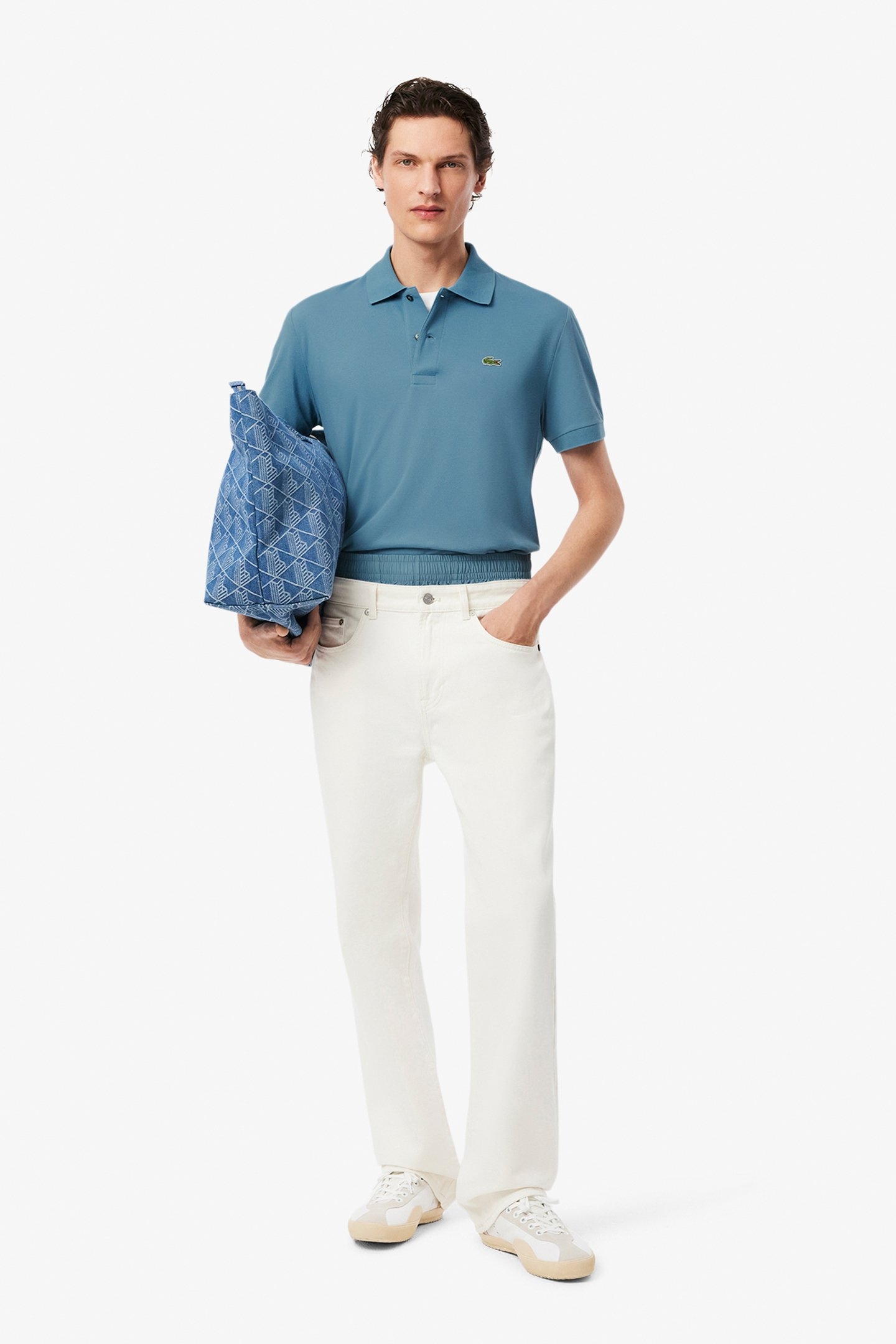 SHORTSLEEVE POLO LIMESTONE 3