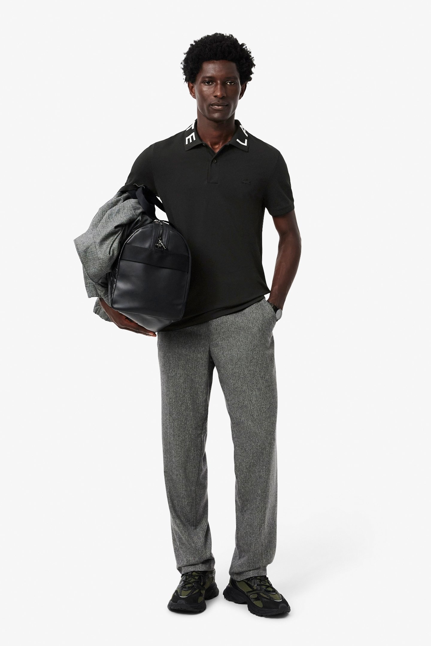 SHORTSLEEVE POLO BLACK 3