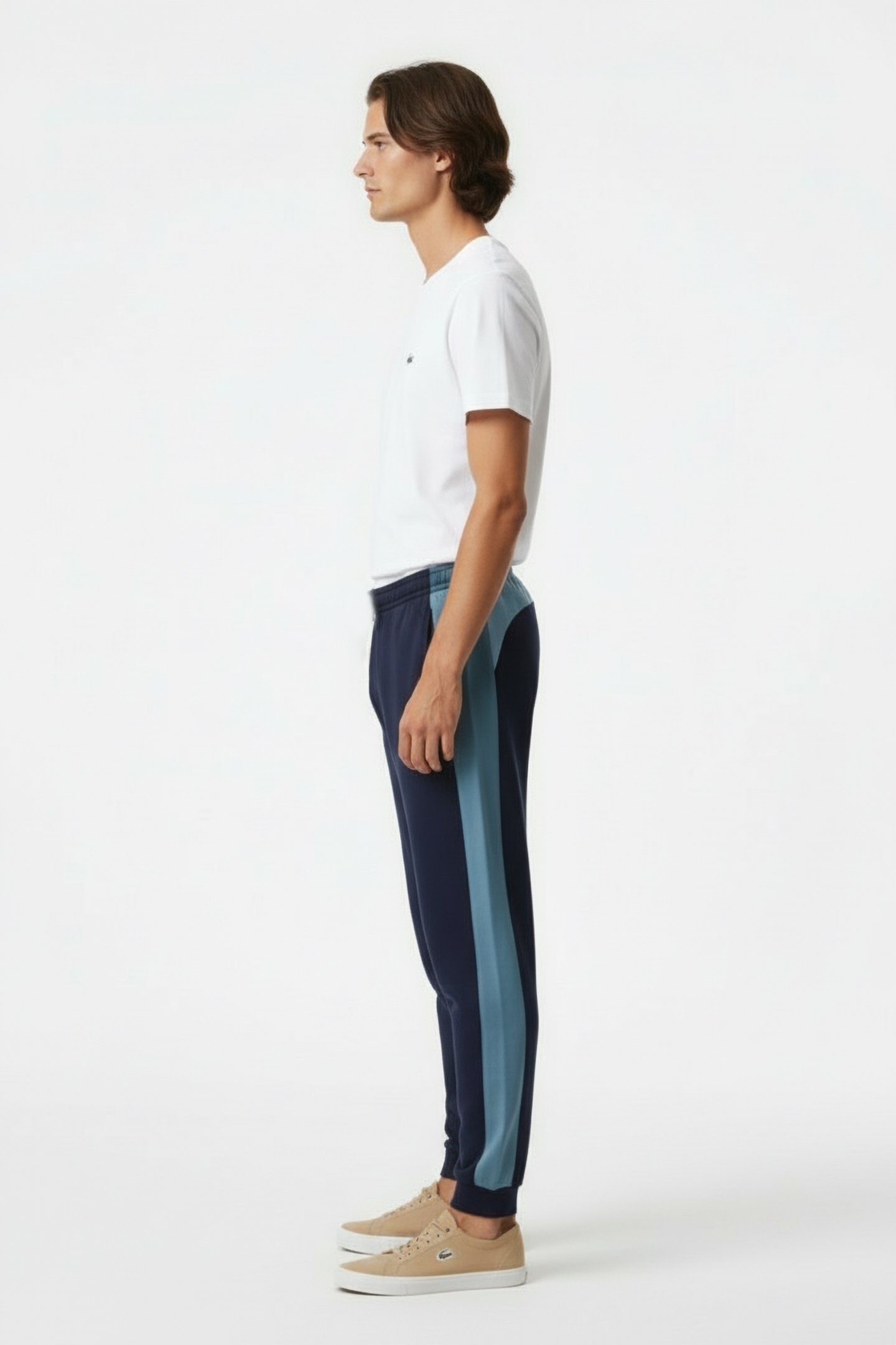 TRACKSUIT TROUSERS NAVY BLUE/LIMESTONE-RILL 3