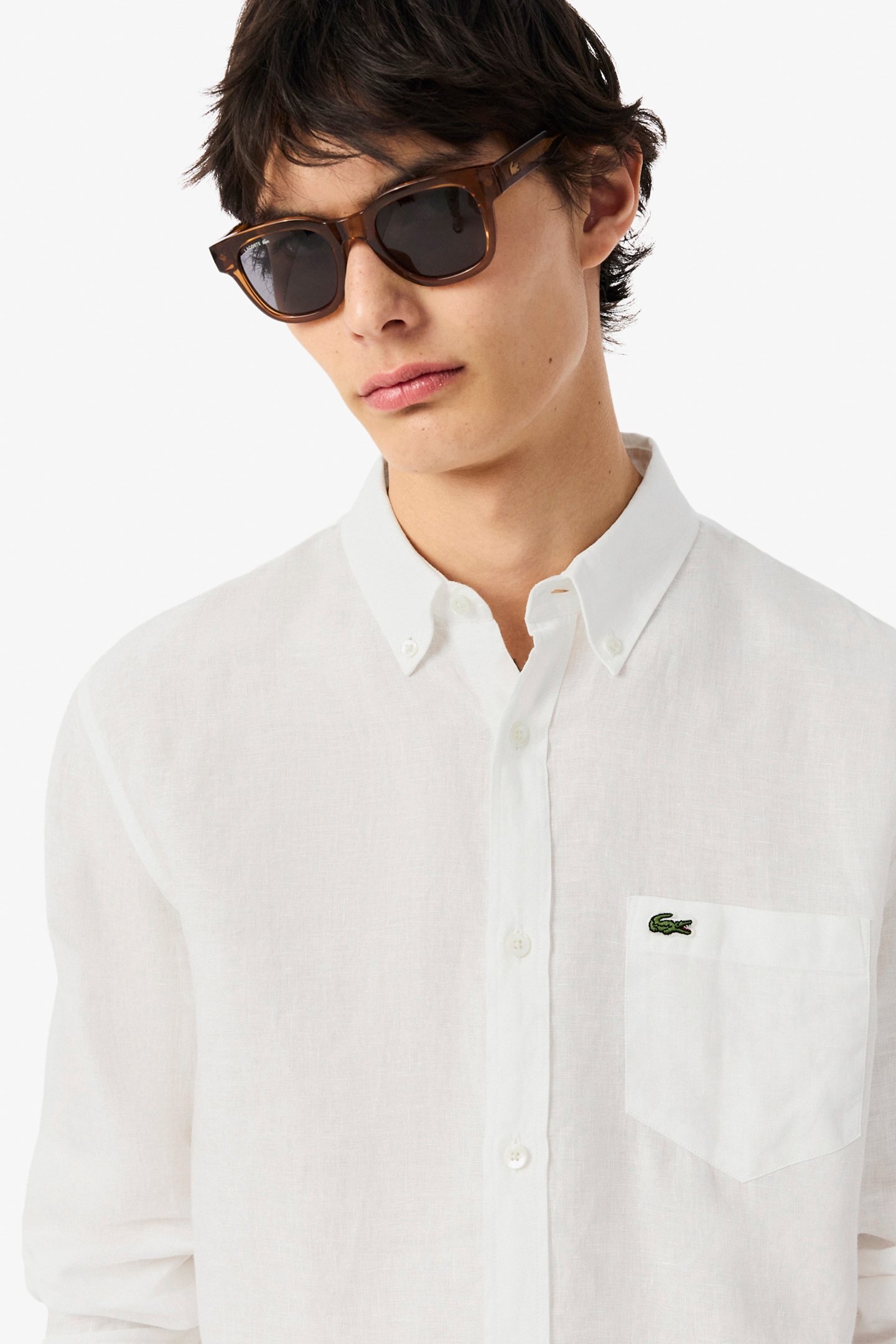 LONGSLEEVE WOVEN SHIRT WHITE 5