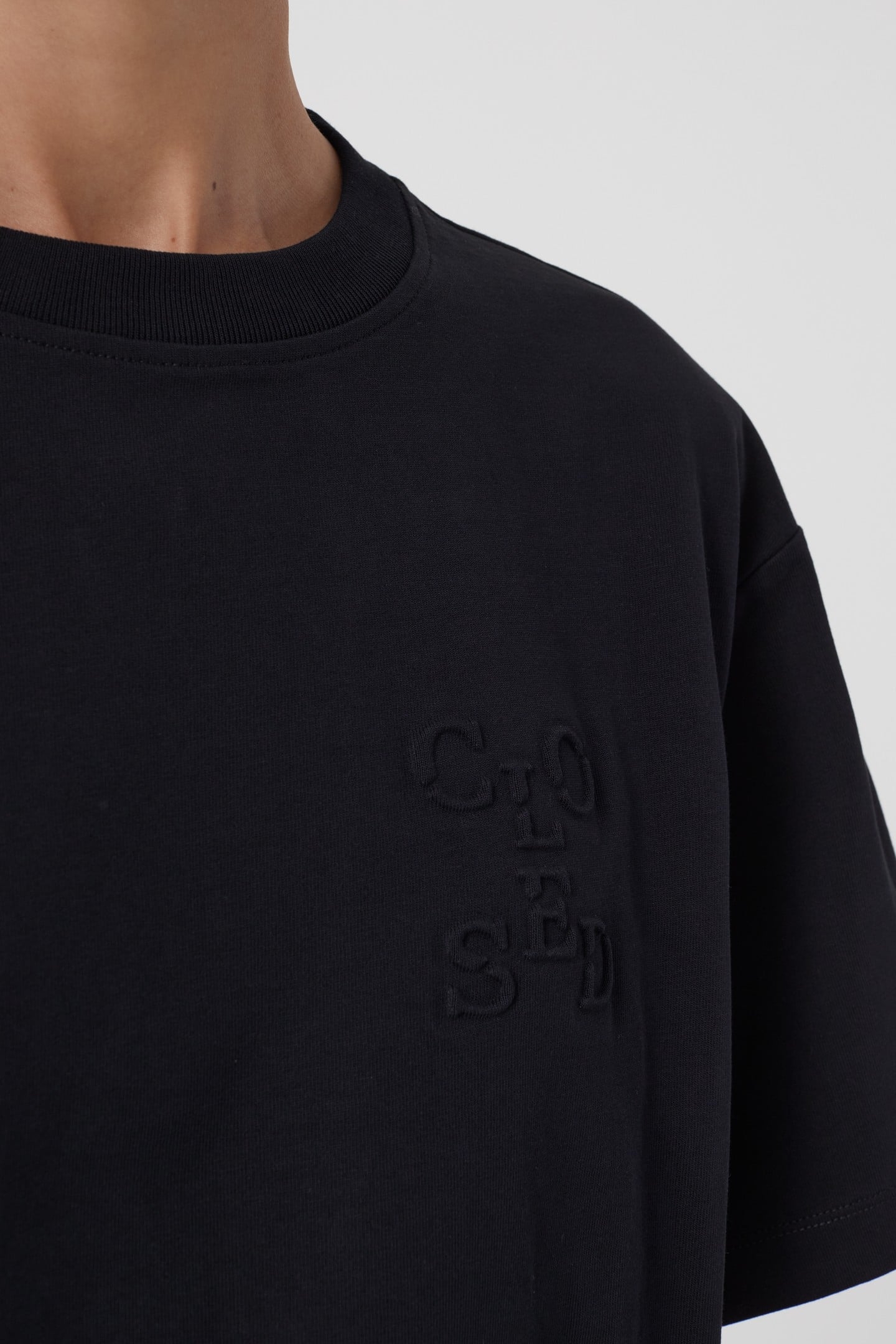 CROPPPED T-SHIRT T-SHIRTS BLACK 6