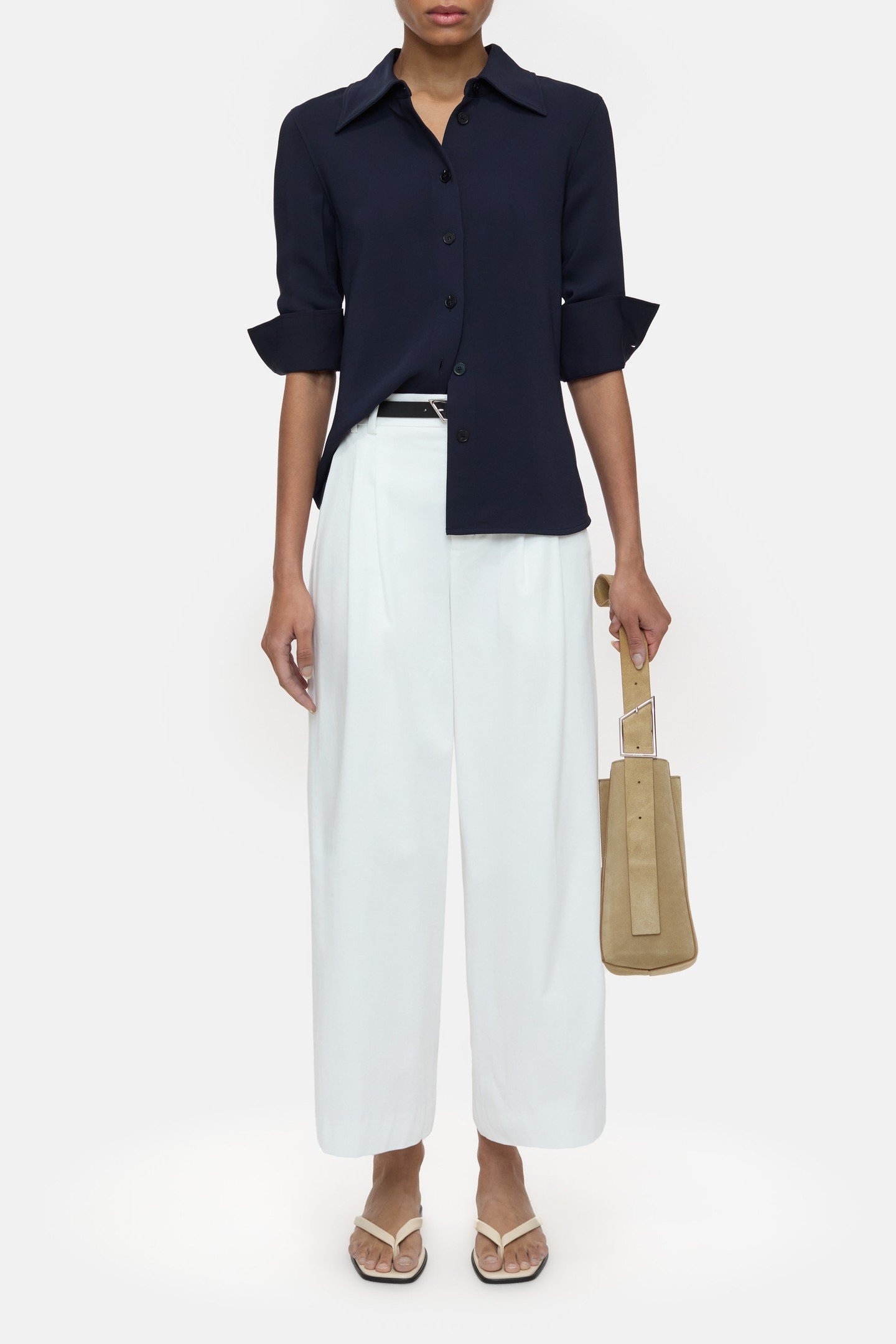 SLIM BLOUSE SHIRT DARK NIGHT 2