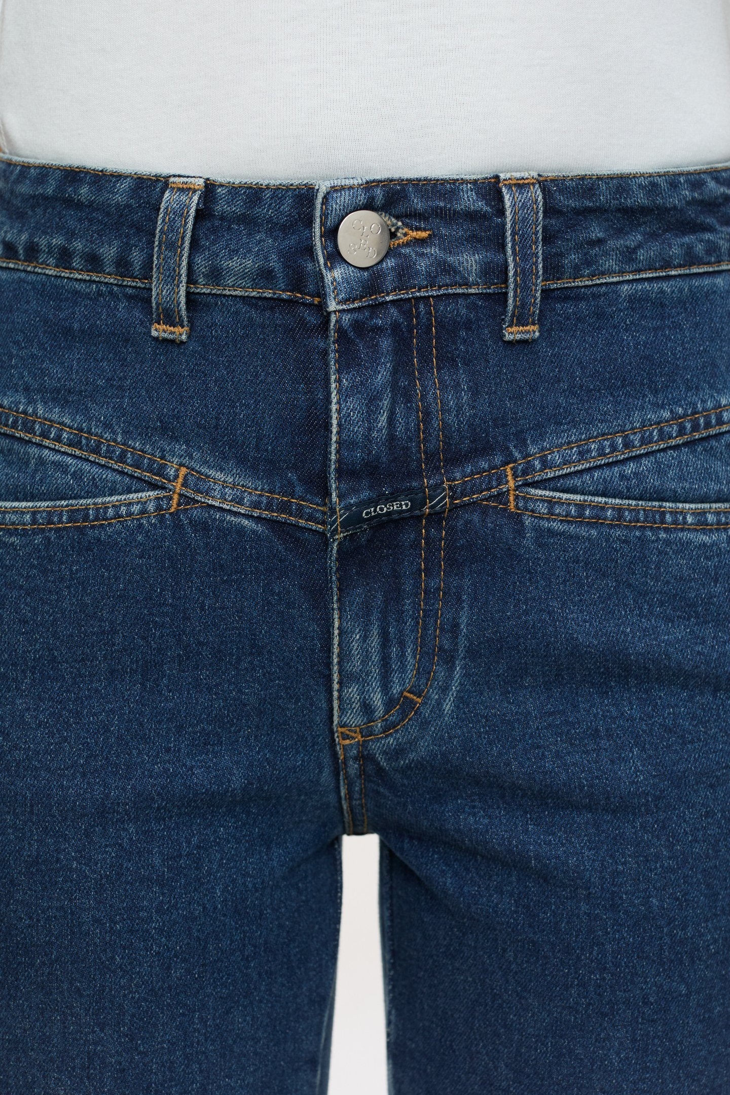 PEDAL PUSHER JEANS DARK BLUE 2