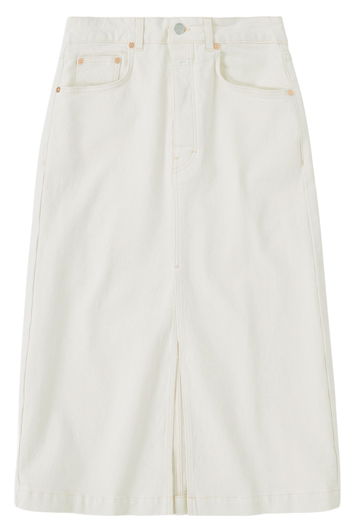 LOW WAIST SKIRT IVORY 4