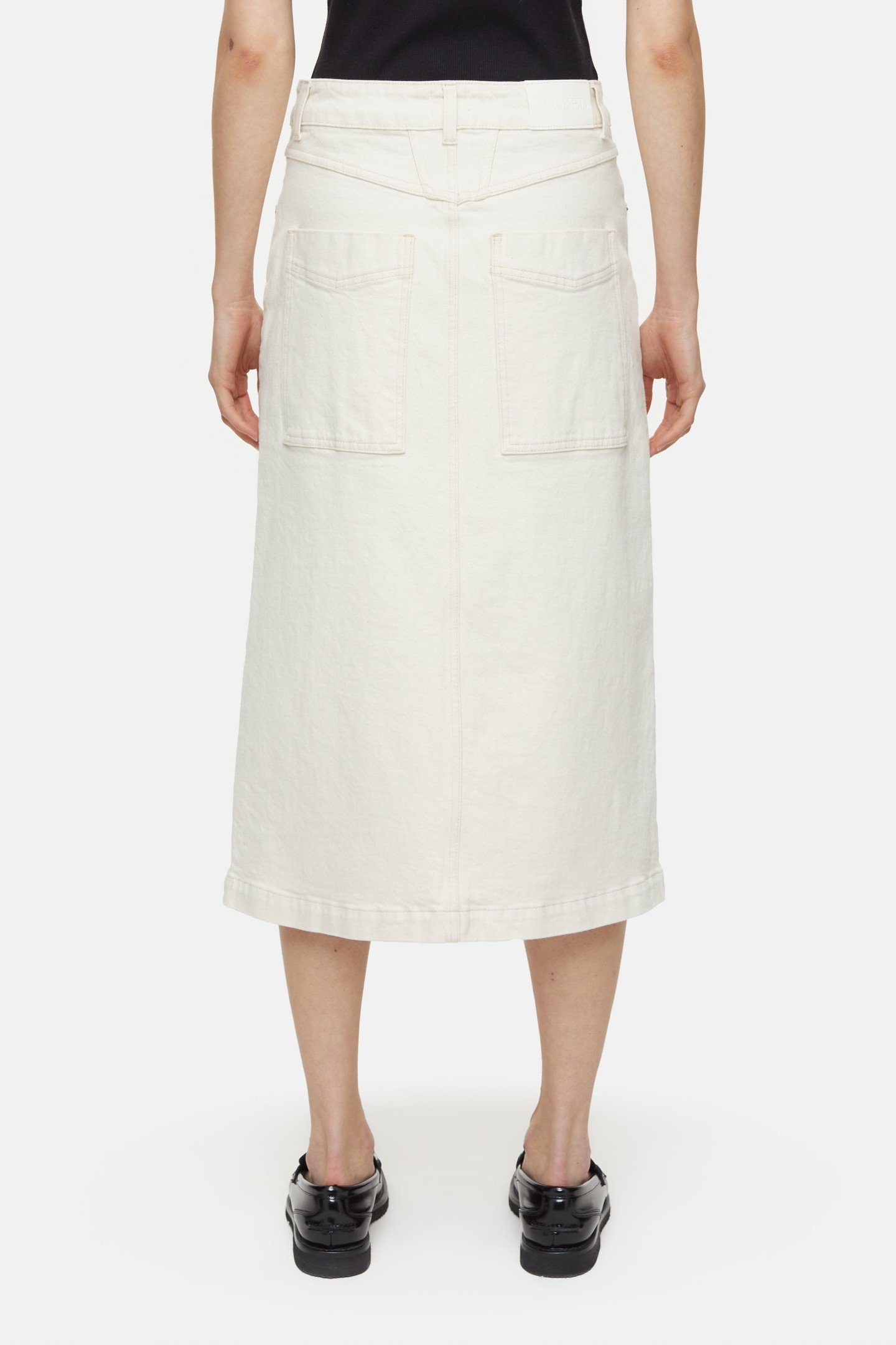 LOW WAIST SKIRT IVORY 3