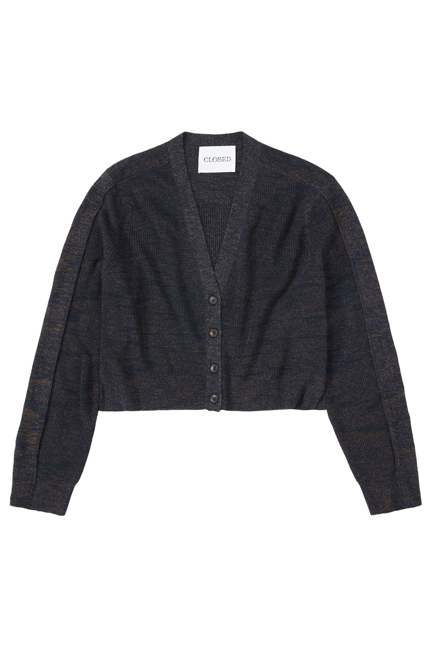 CROPPED CARDIGAN KNITS SMOKEY BLUE 4