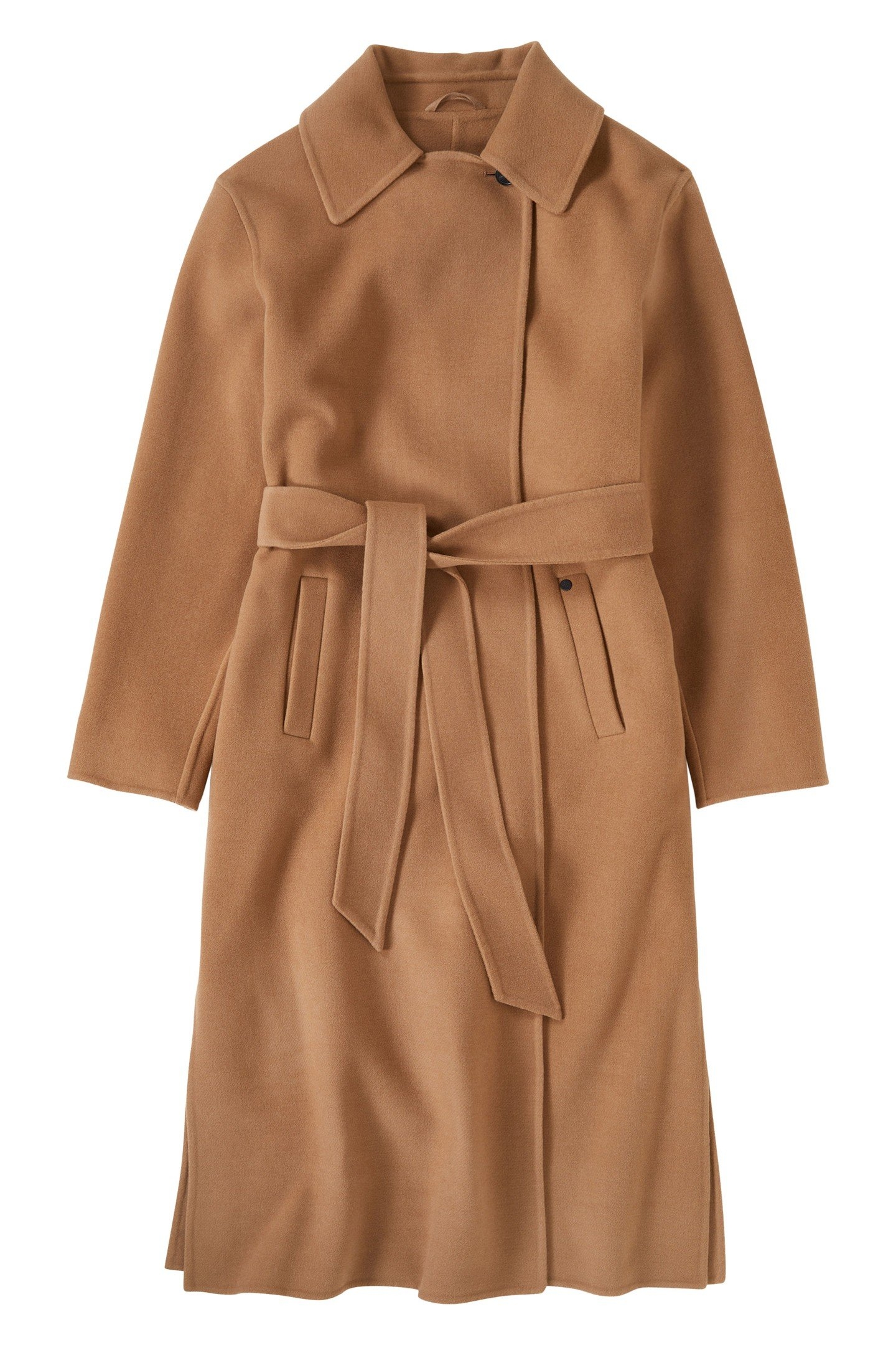 WRAP COAT JACKET BISCOTTI BROWN 1