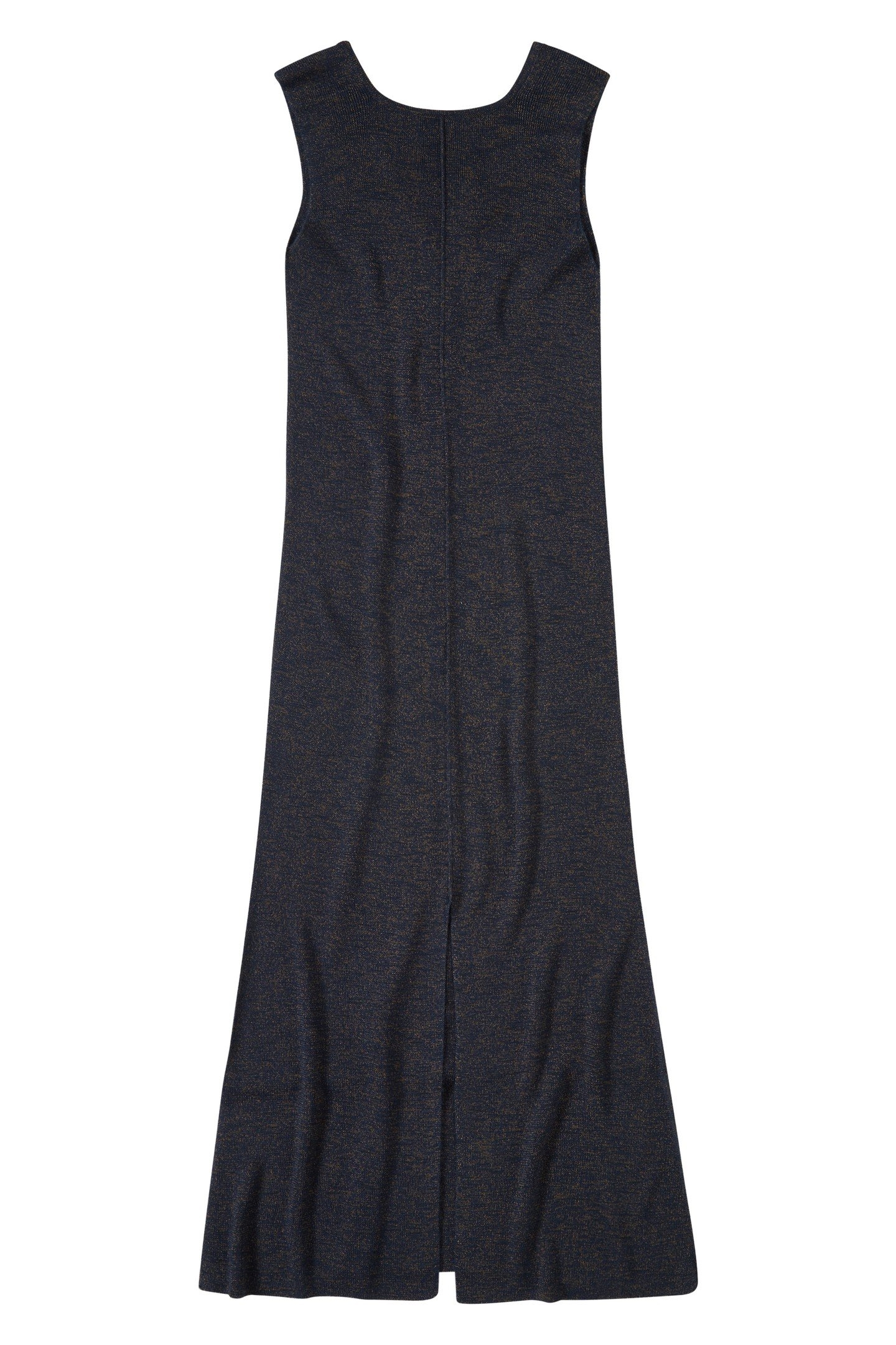 SLEEVELESS RIB DRESS SMOKEY BLUE 3
