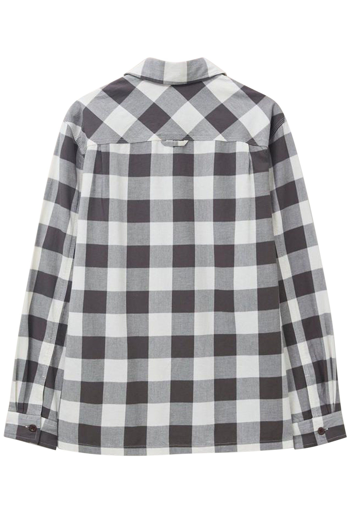 BUFFALO TWILL CHECK SHIRT MID RED 7