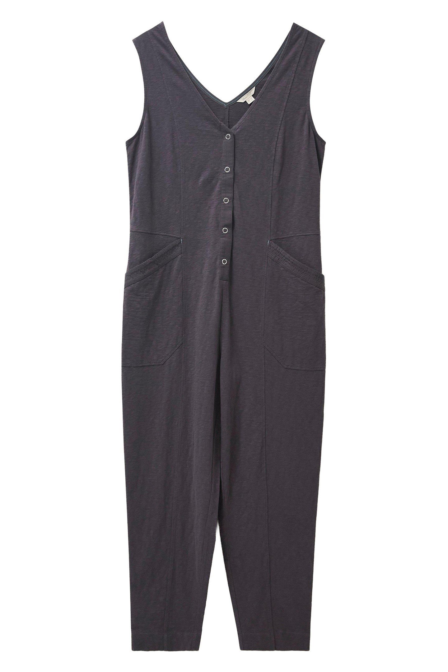 ISLA JERSEY JUMPSUIT CHARCOAL GREY 3
