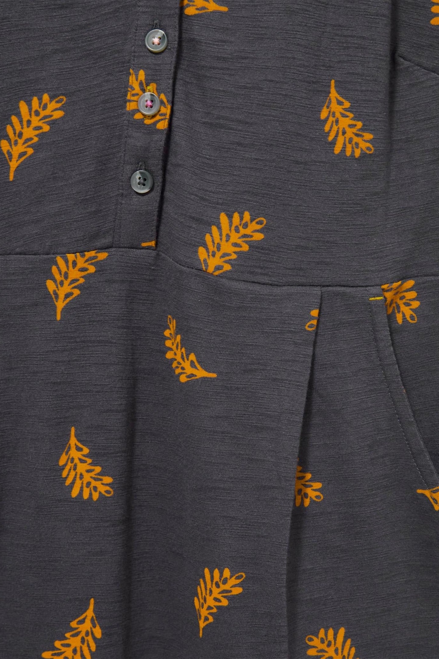 TAMMY COTTON JERSEY DRESS GREY MULTI 4