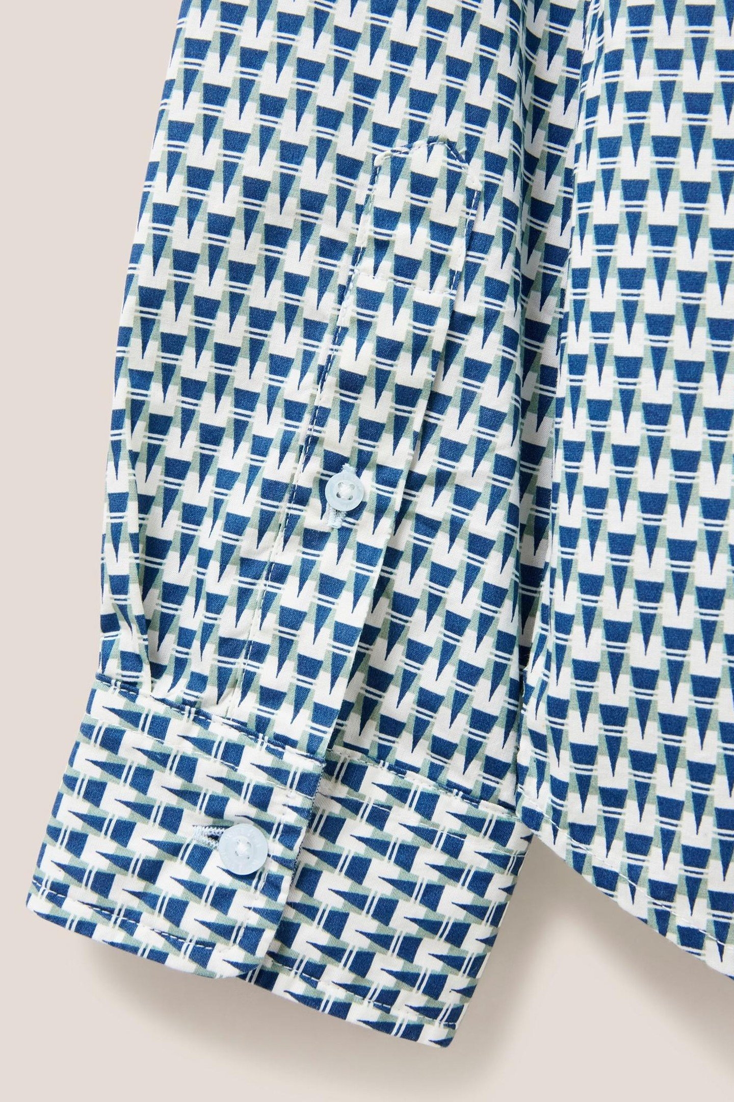 GEO ABSTRACT PRINTED SHIRT BLUE PRINT 3