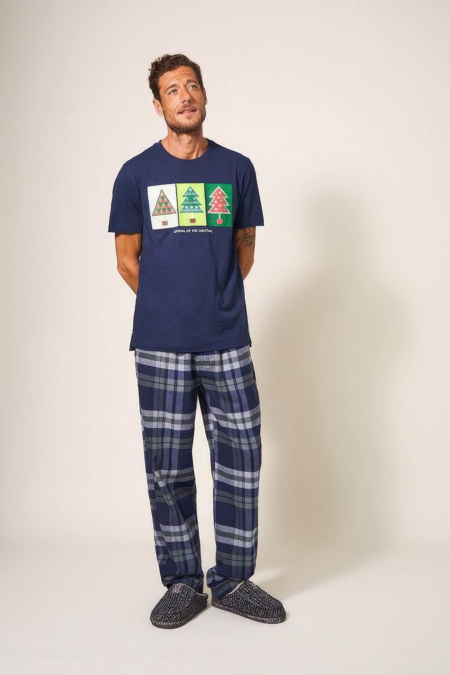 CHRISTMAS GEAR GRAPHIC TEE DARK NAVY 2