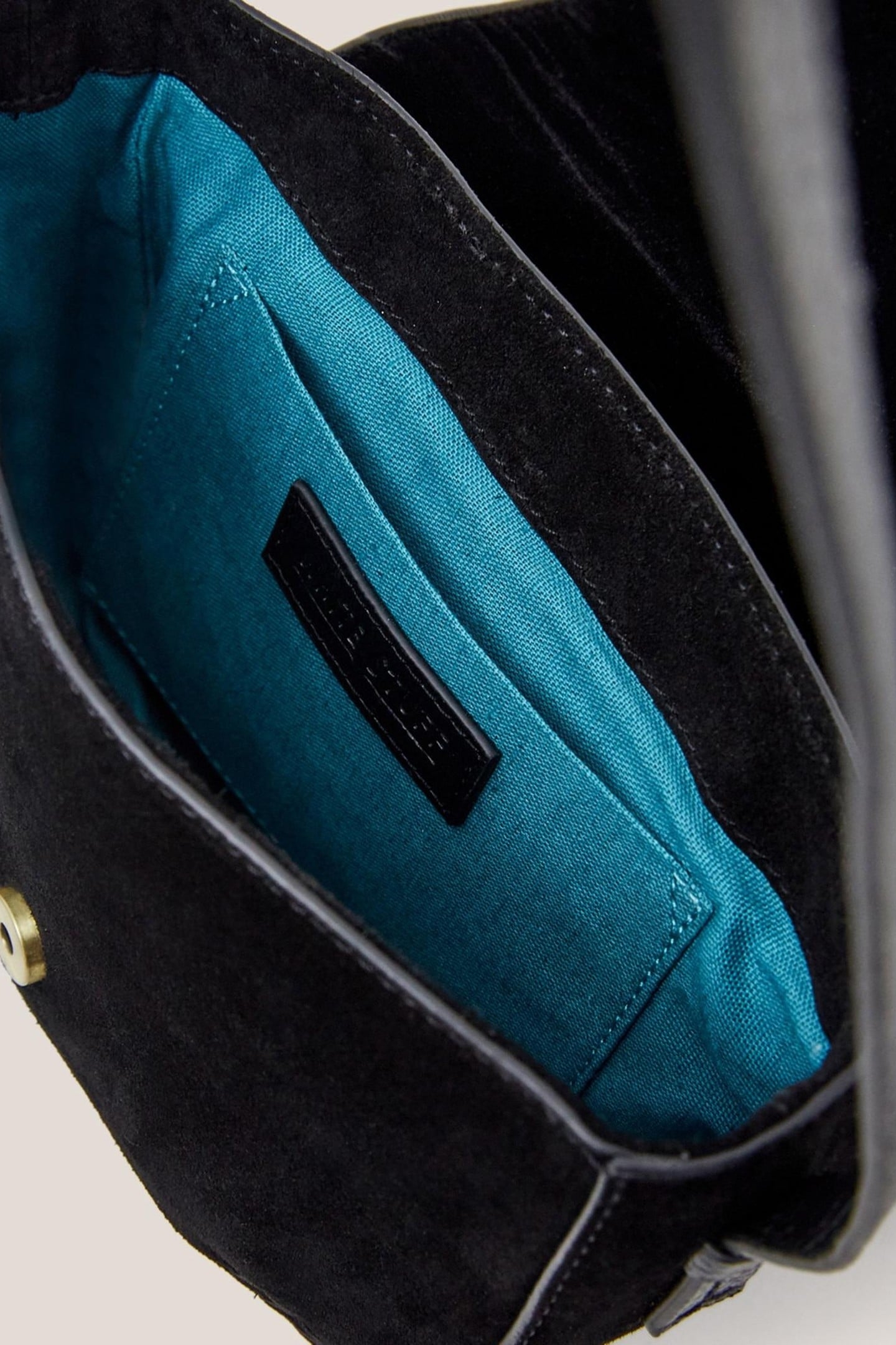 BLAIR SUEDE EMBELLISHED BAG NAVY MULTI 4