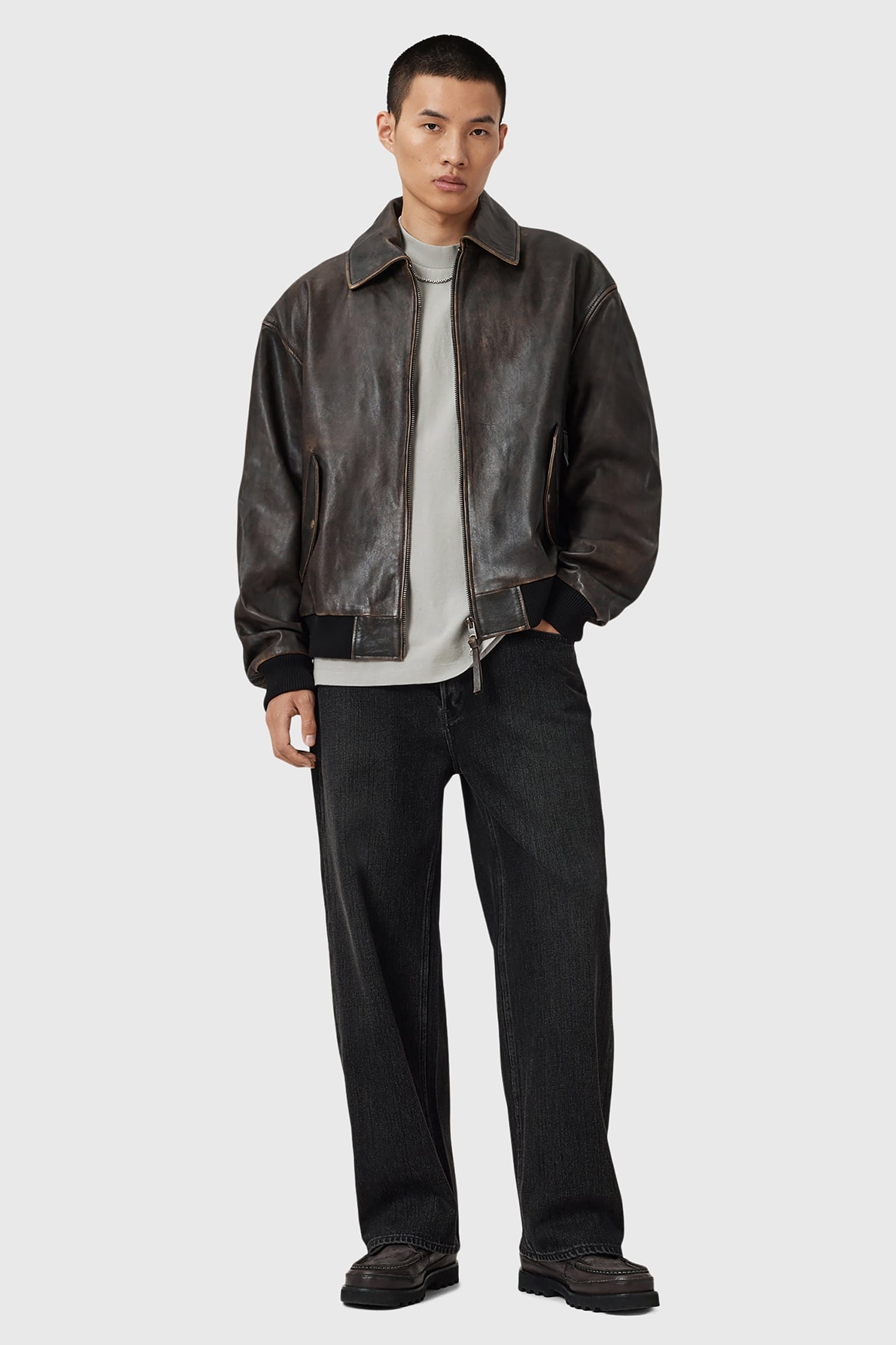 XANDER SS CREW CARBON GREY 3