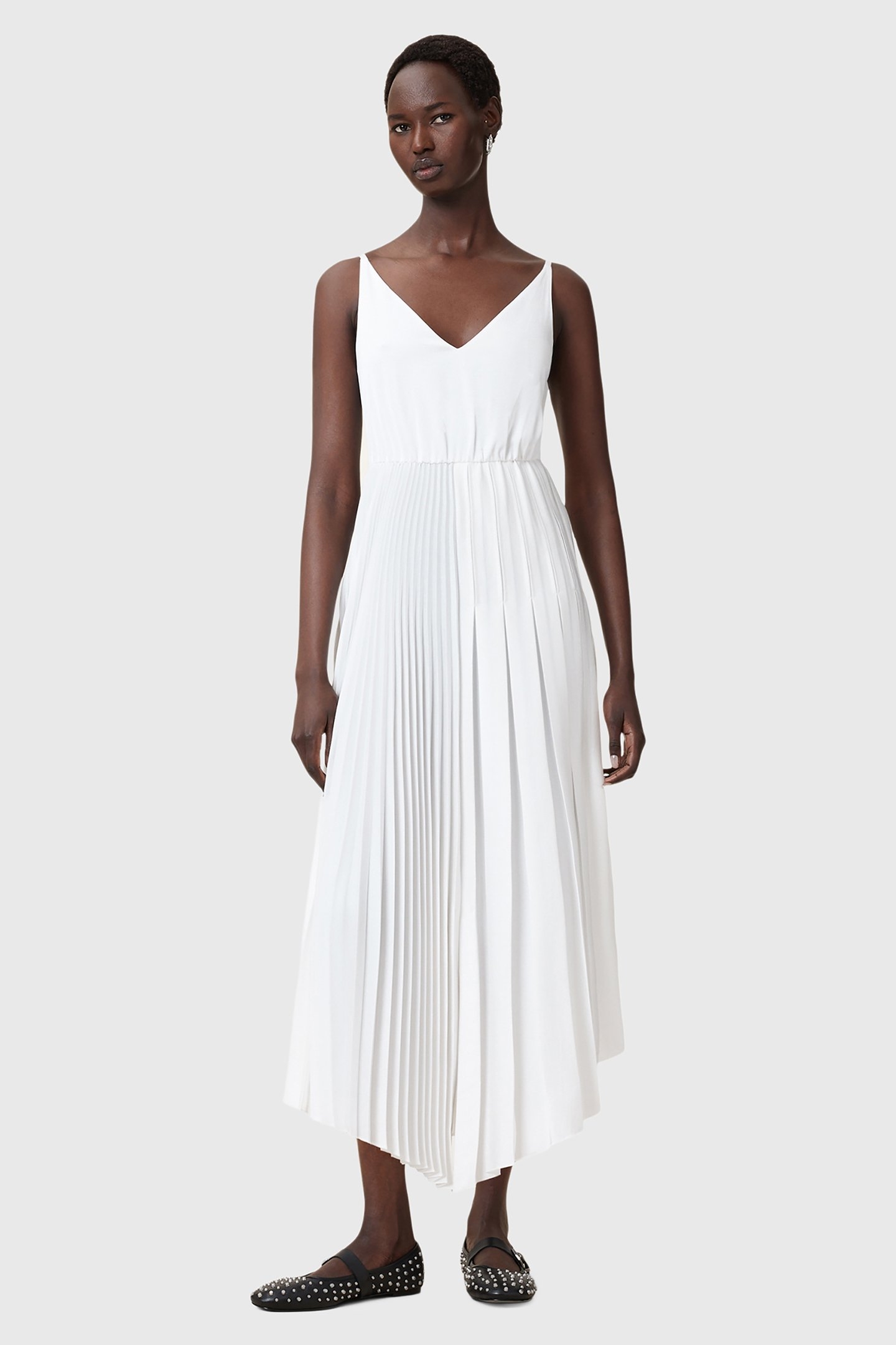 JAX TEE DRESS CHALK WHITE 2