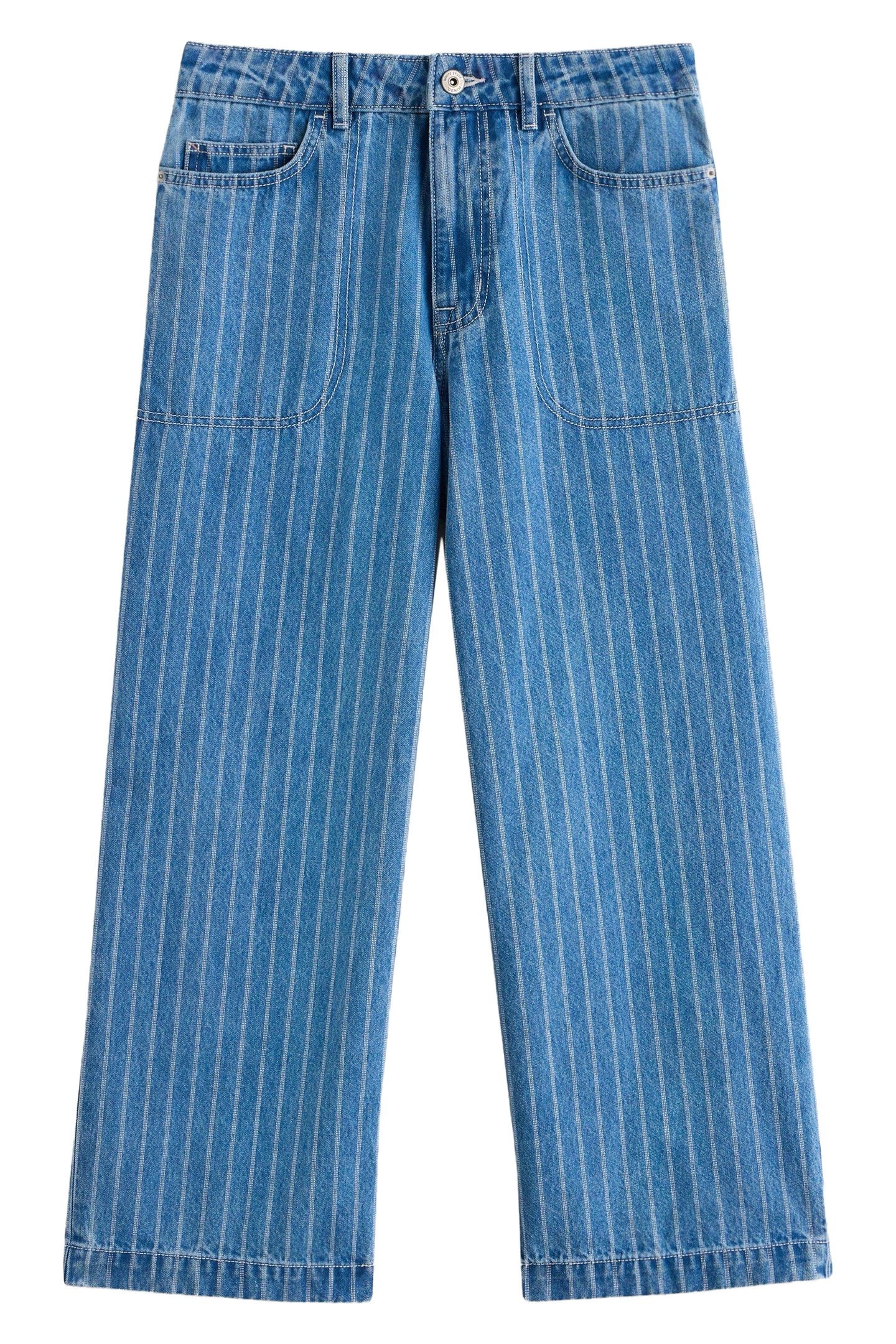 TIA WIDE LEG CROP JEAN DENIM MULTI 3