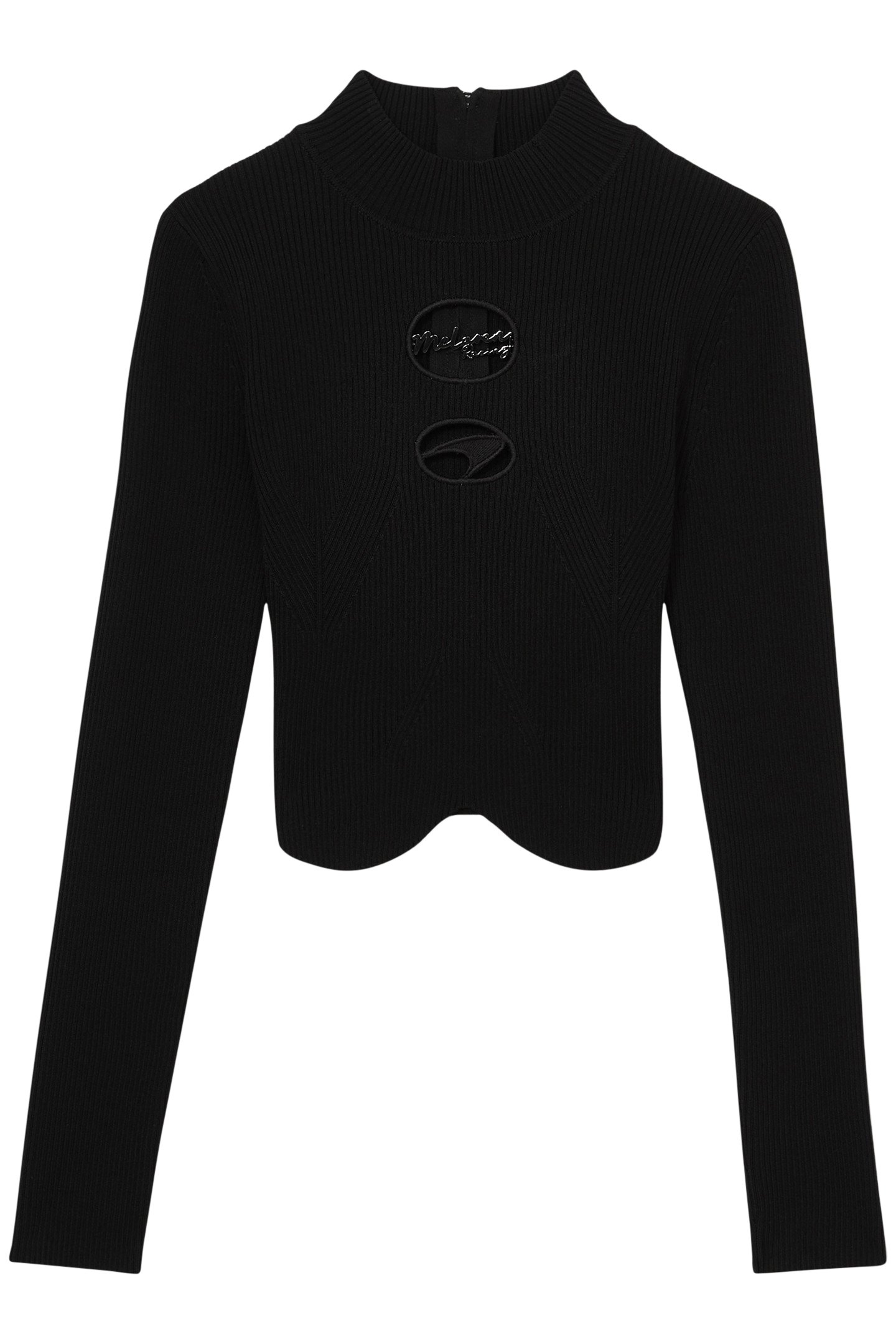 LS KNITTED MCLAREN SPEEDMARK TURTLE NECK BLACK 3