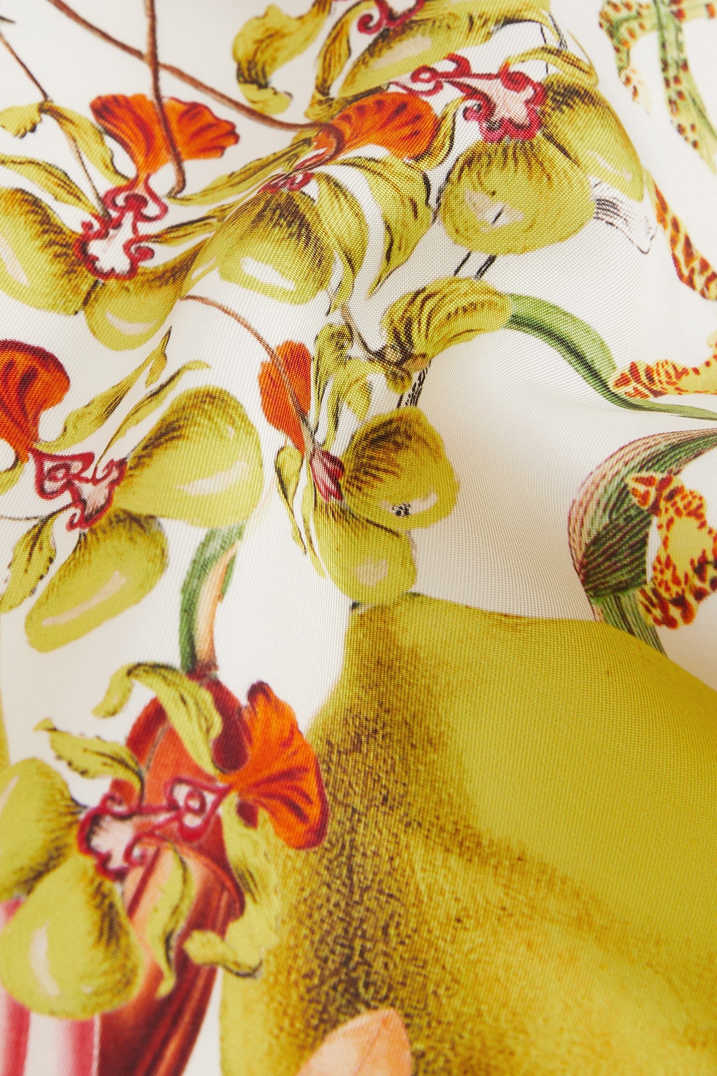 FLORAL STRIPE COORD SHORT IVORY 5