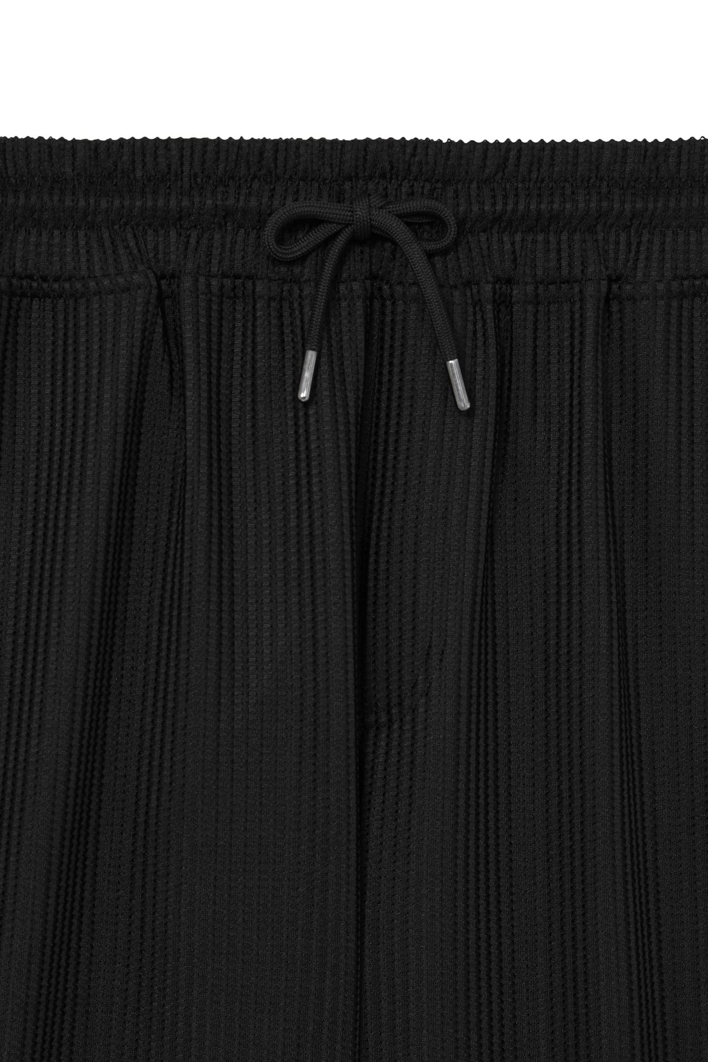 TAPERED TEXTURED TROUSER BLACK 5
