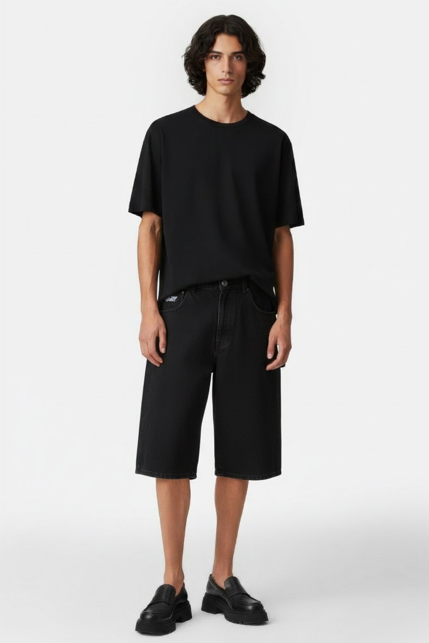 CARNE BOLLENTE – CUPID'S CHEEKS SHORTS BLACK 1