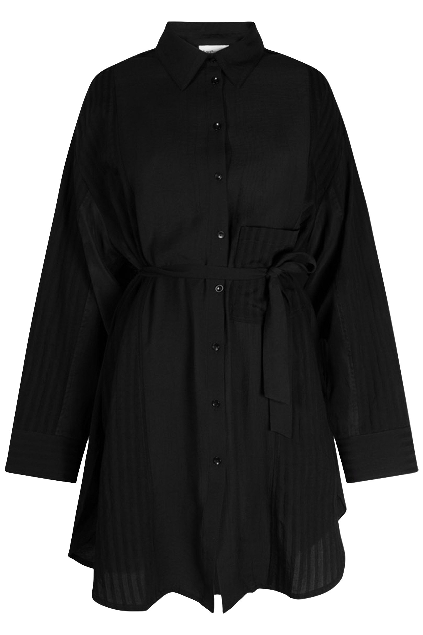 GABRIELLE DRESS LONG SLEEVE BLACK 1