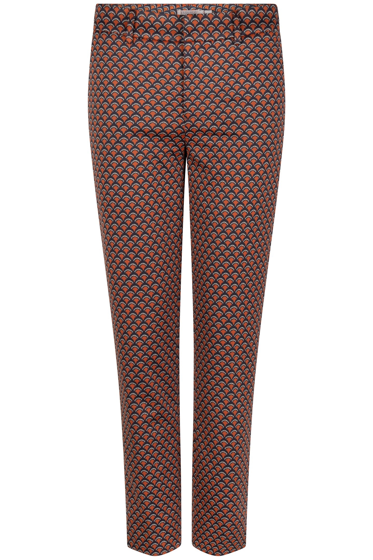 TROUSERS CHINO SCALLOPED PRINT PRINT 5