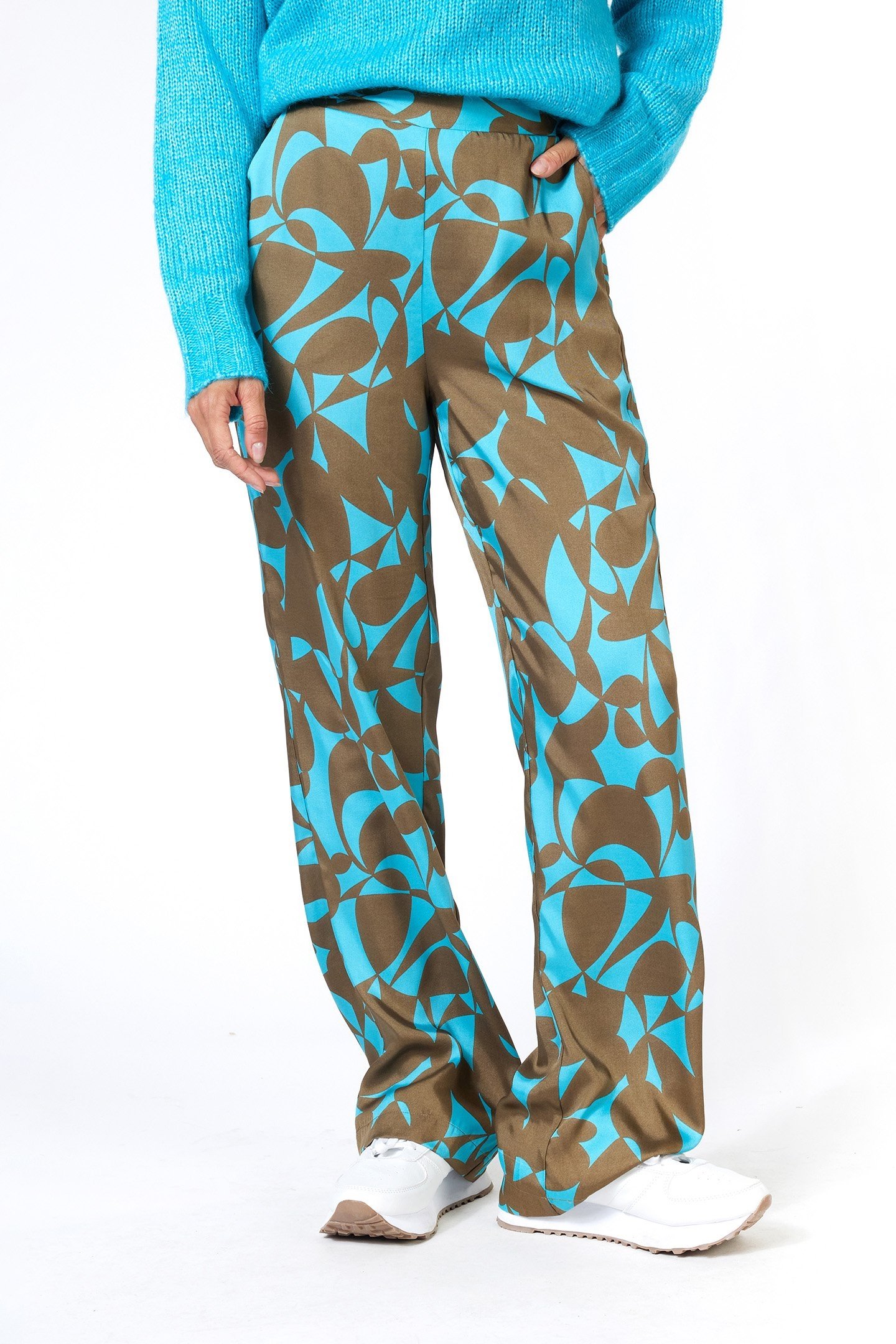 TROUSERS SATEEN EXPRESSIVE ROOTS PRINT 3