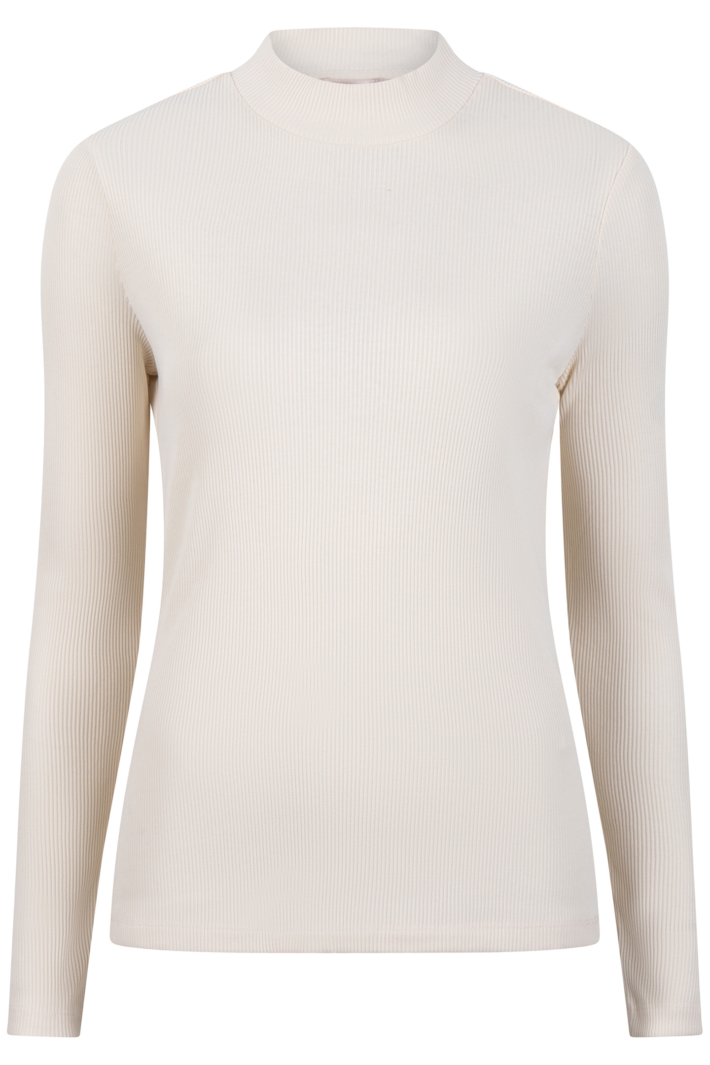 TOP RIB LONG SLVE LIGHT SAND 3