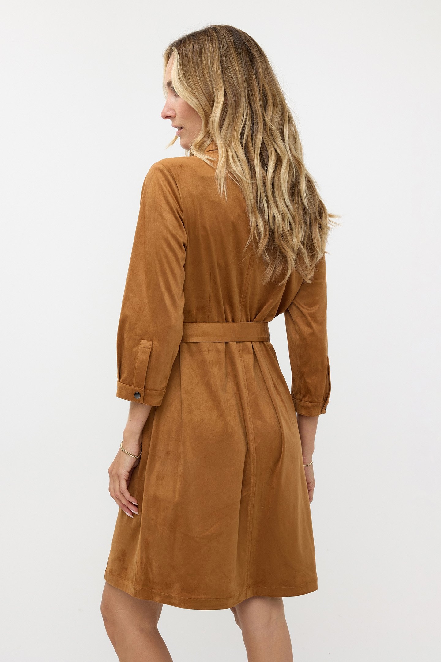 DRESS SUEDINE CAMEL 3
