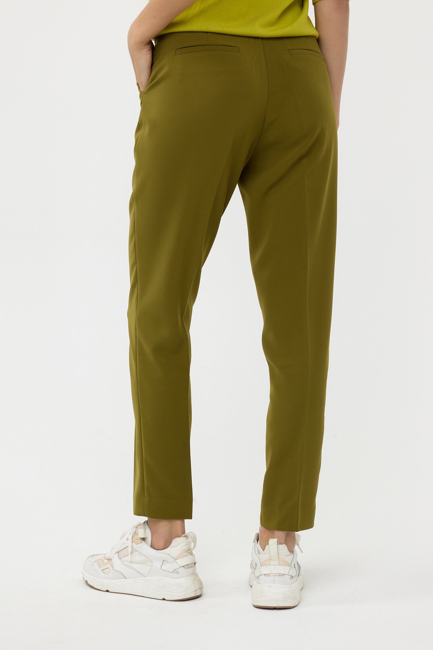 TROUSERS CHINO CITY MOSS GREEN 4