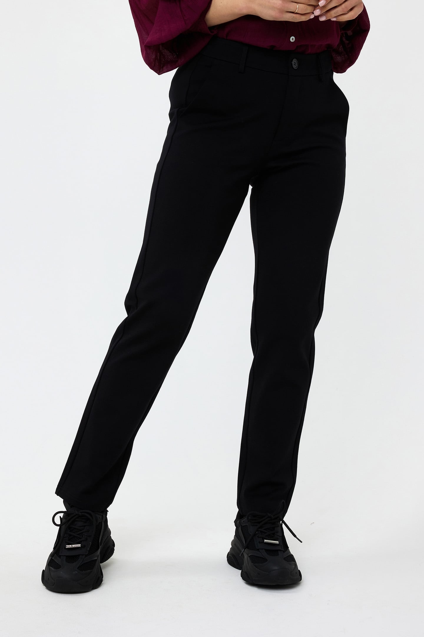 TROUSER PUNTO SLENTED POCKET BLACK 1