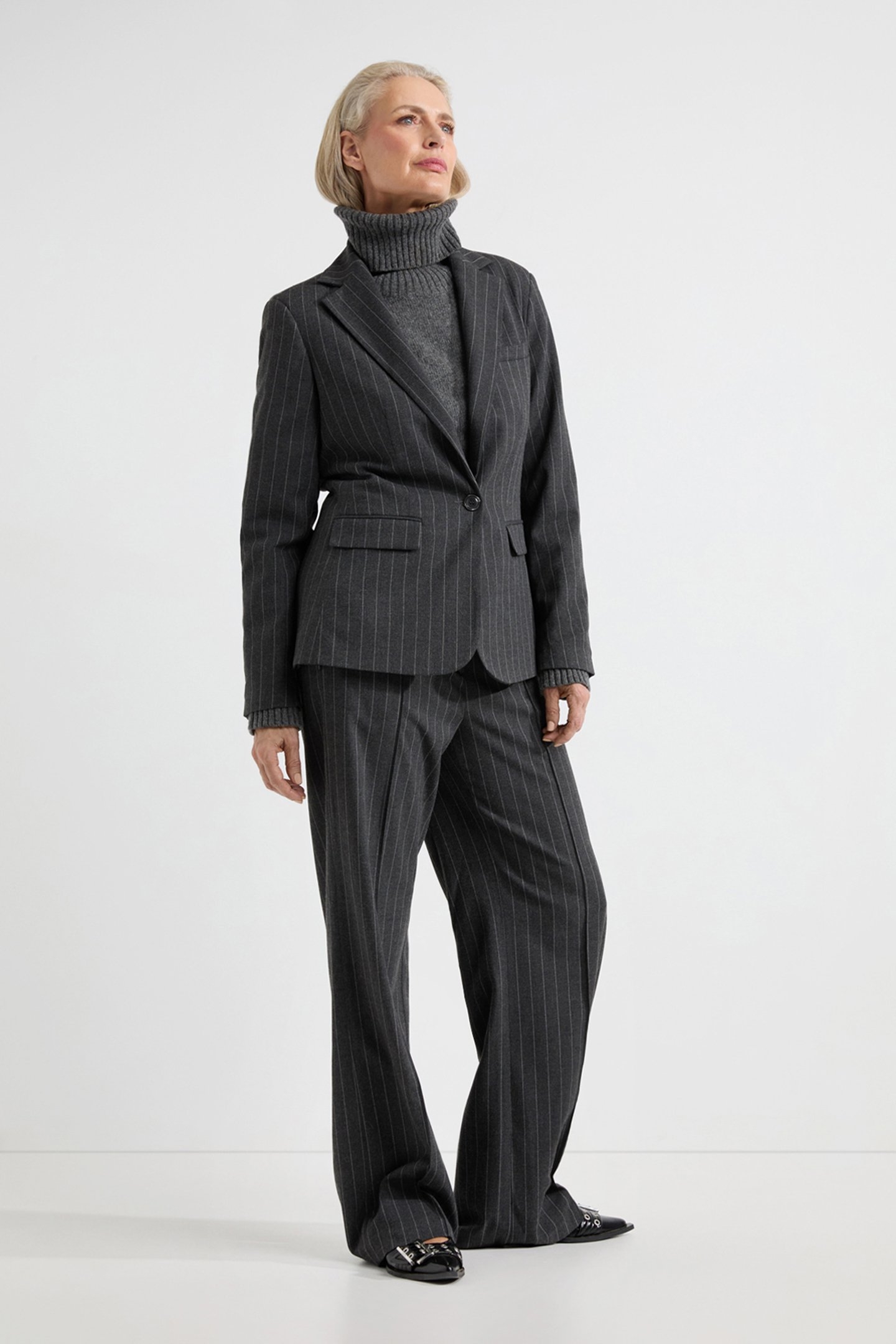 AXEL TROUSERS ANTHRACITE STRIPE 2