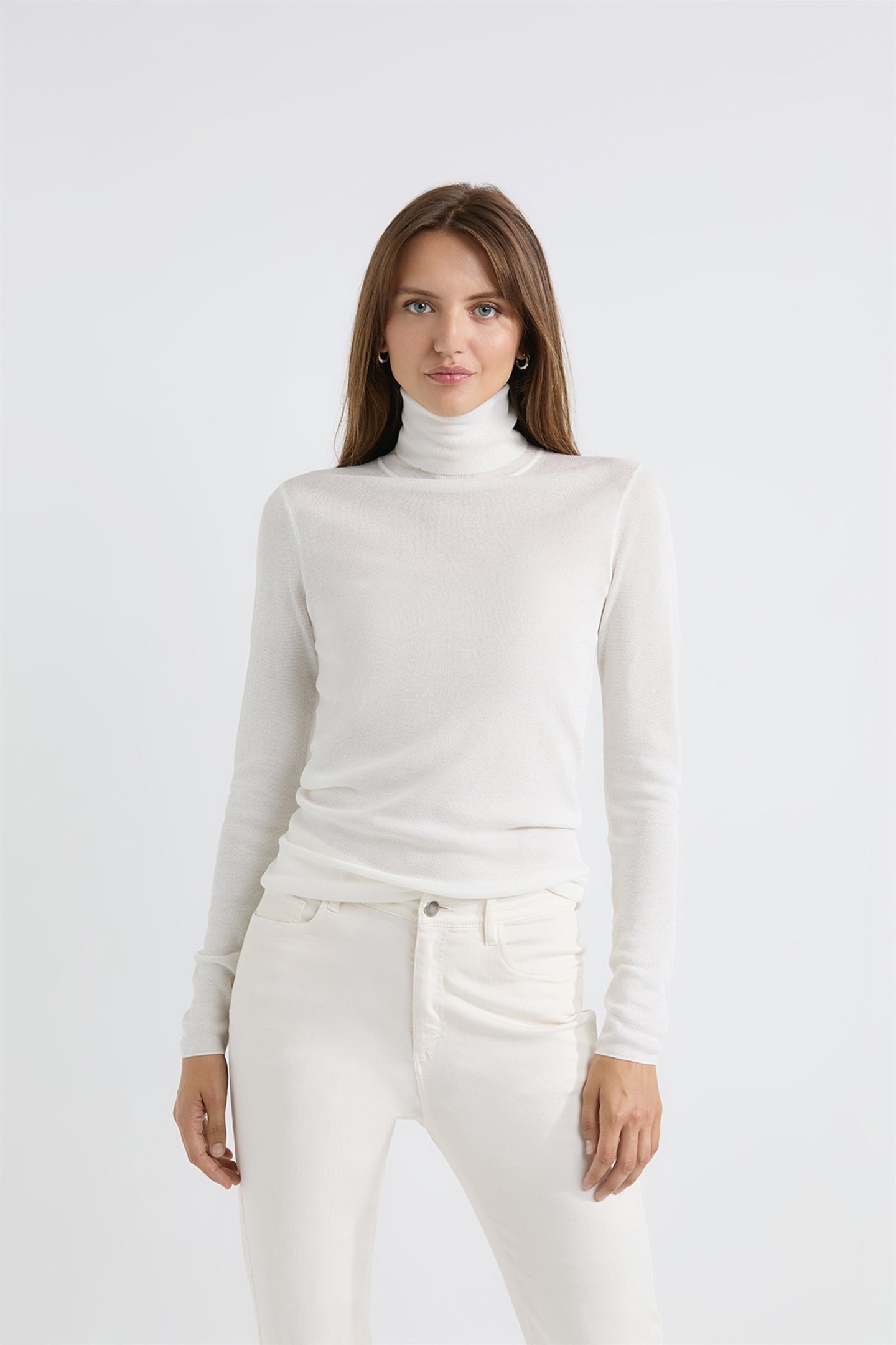 SAAR SWEATER LUREX OFF WHITE 1