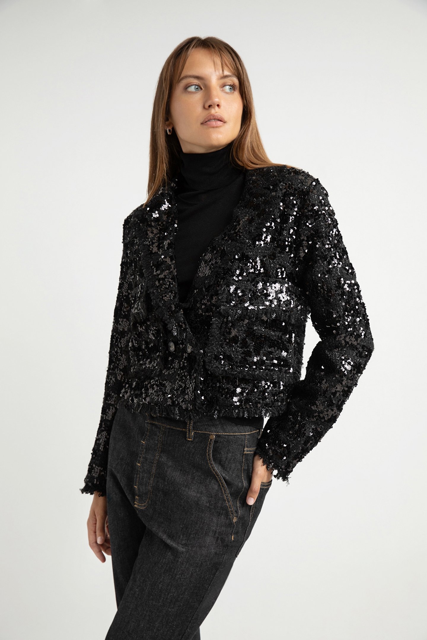 FLEUR JACKET BLACK 1